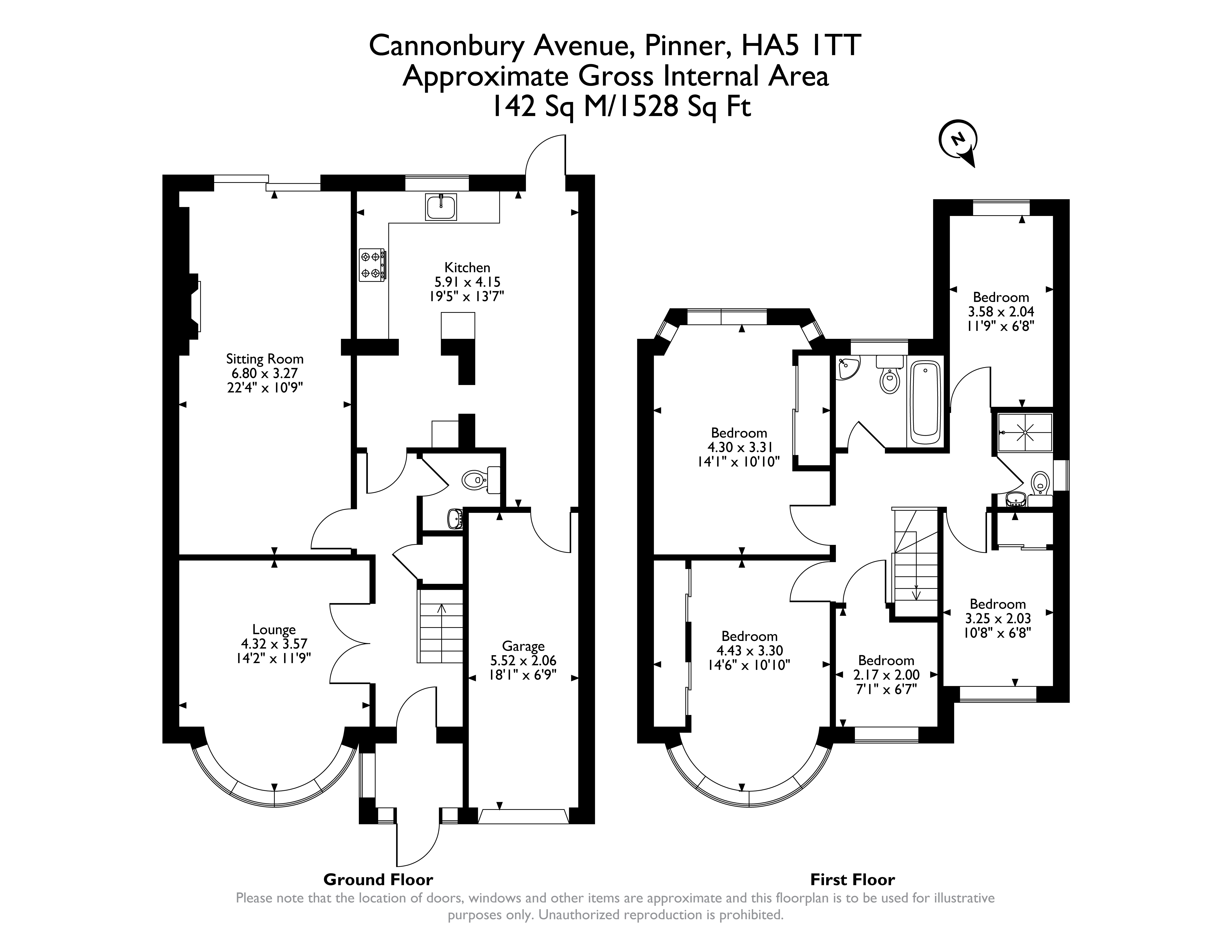 146, Cannonbury Avenue, Pinner floorplan