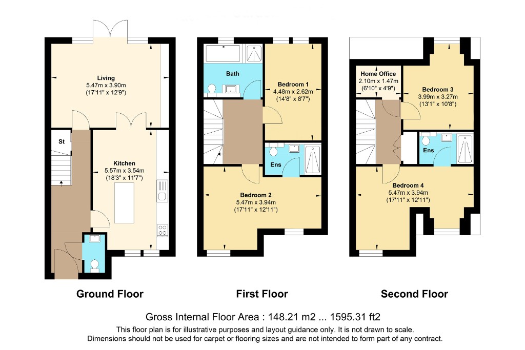 The Cherry, Westfield Lane, Shipley floorplan