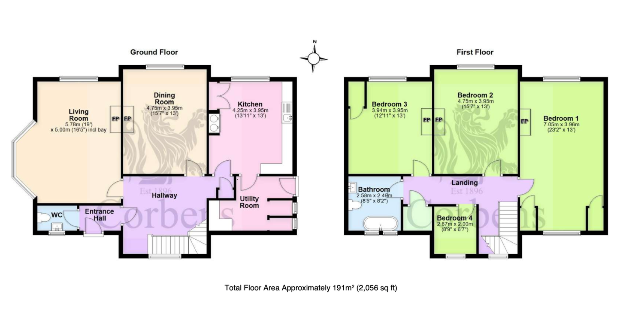 Falcon House, 5 Drummond Road, Swanage floorplan