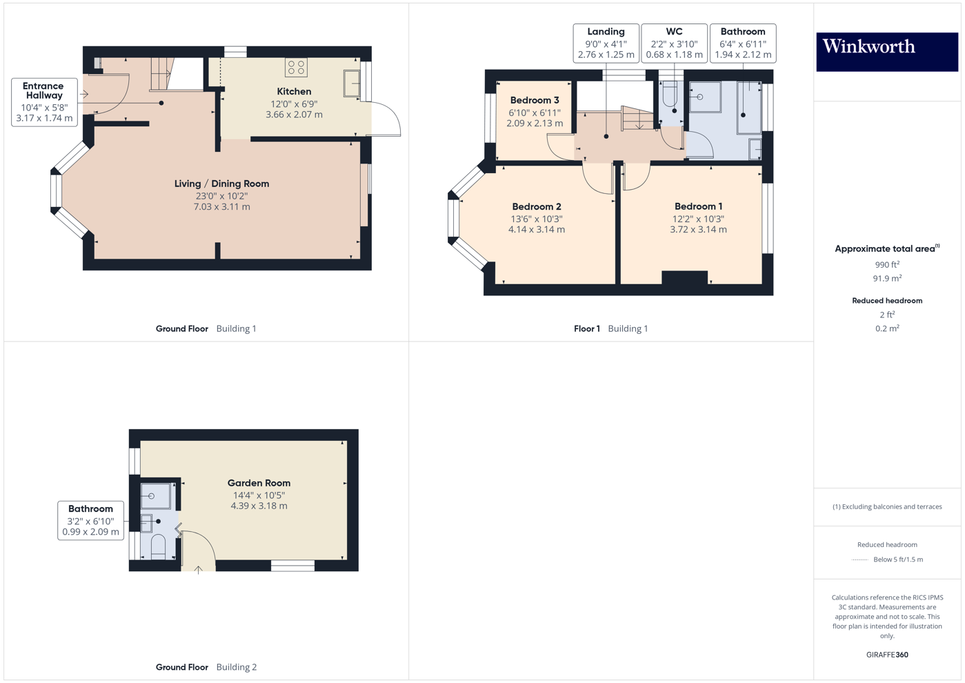 7, Penylan Place, Middlesex floorplan