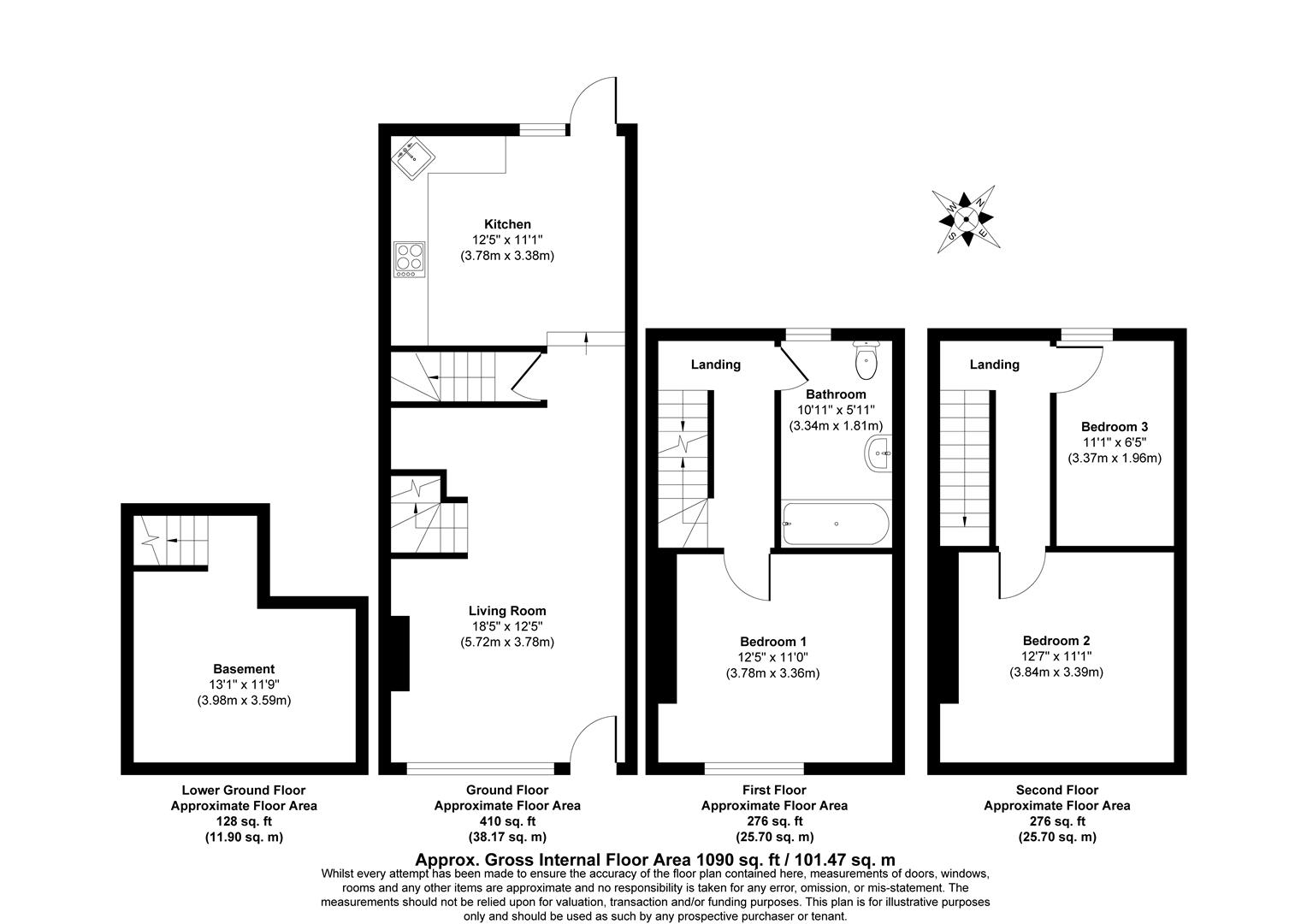 00, Church Road, Newnham floorplan
