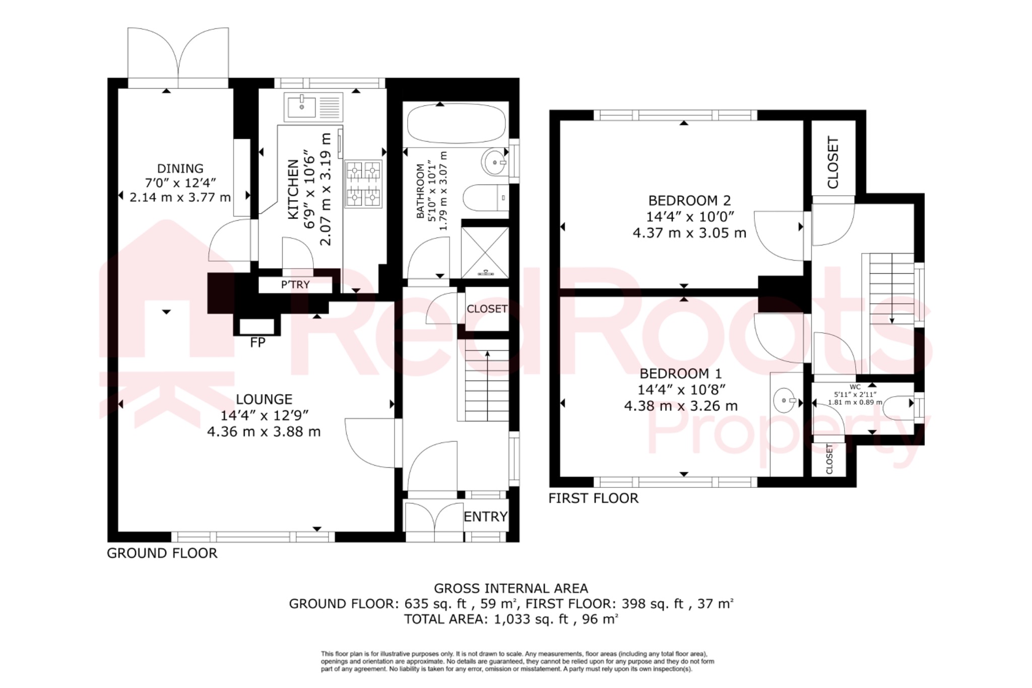 34, Mill Lane, Doncaster floorplan