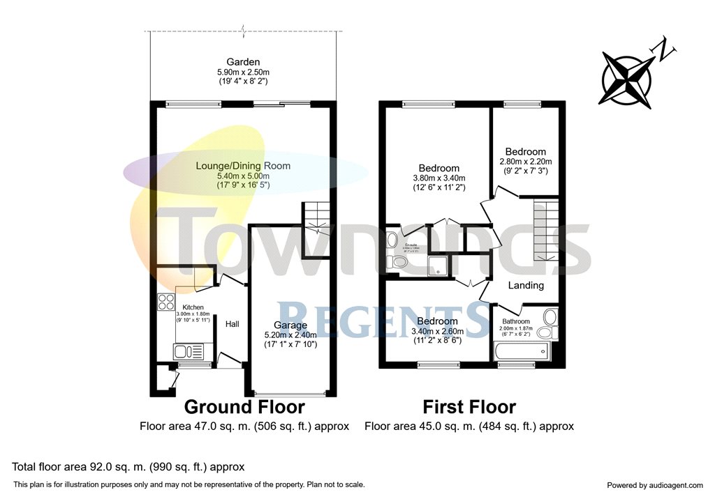 3 Bedrooms Terraced house for sale in Waters Drive, Staines-Upon-Thames, Surrey TW18