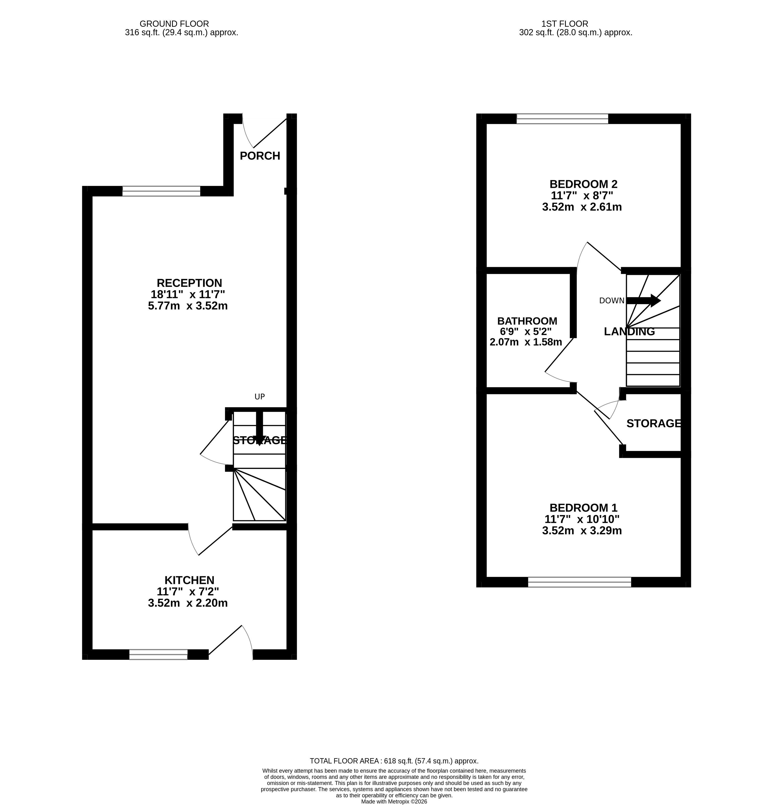 69, St. Boniface Close, Plymouth floorplan