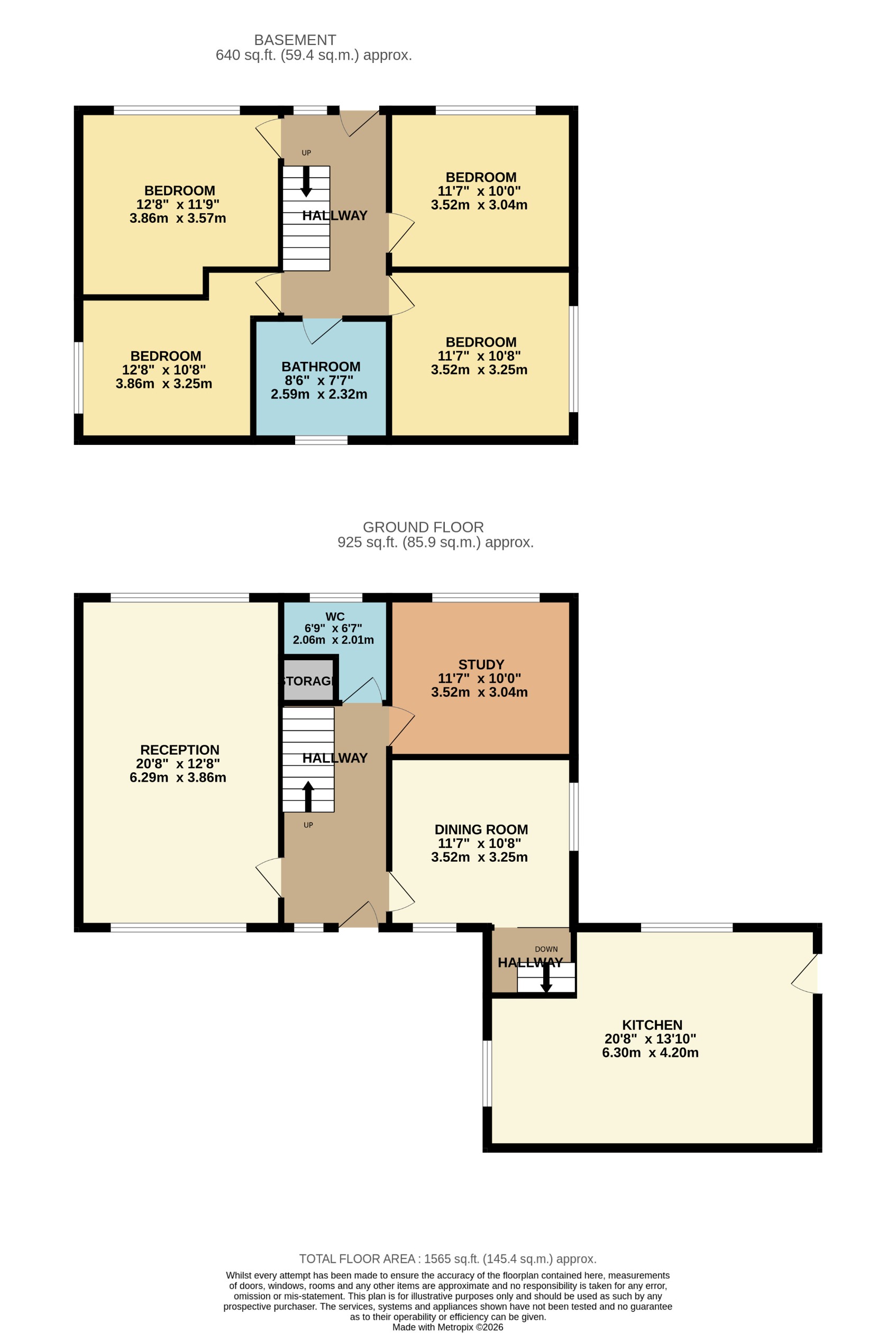 The Sycamore, Cowbridge Road, Cardiff floorplan