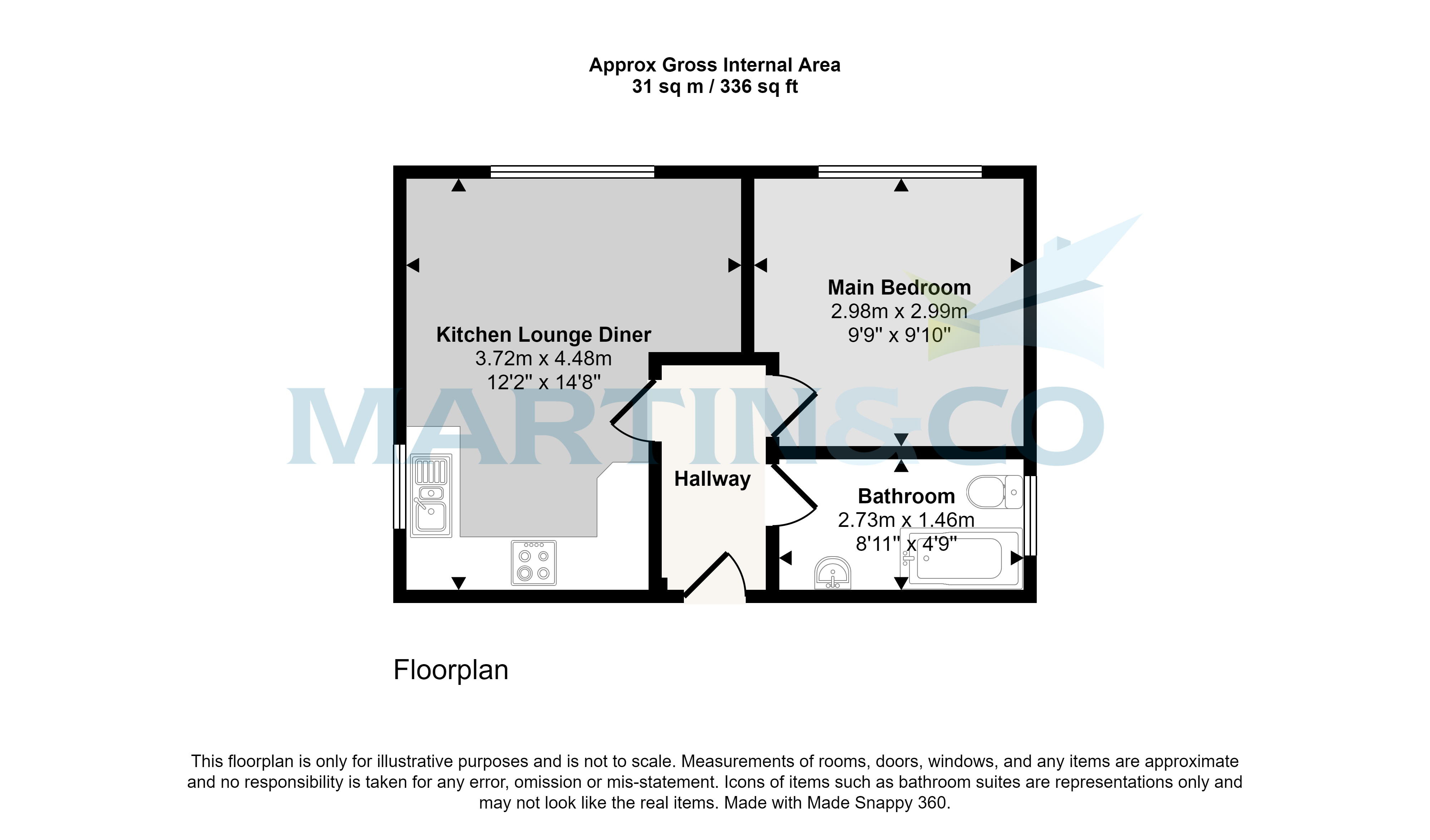 3, Rowan Court, Willesborough, Ashford floorplan