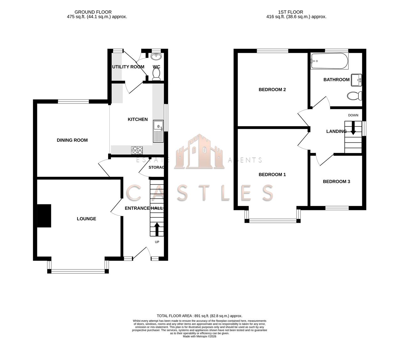 47, Orchard Grove, Fareham floorplan