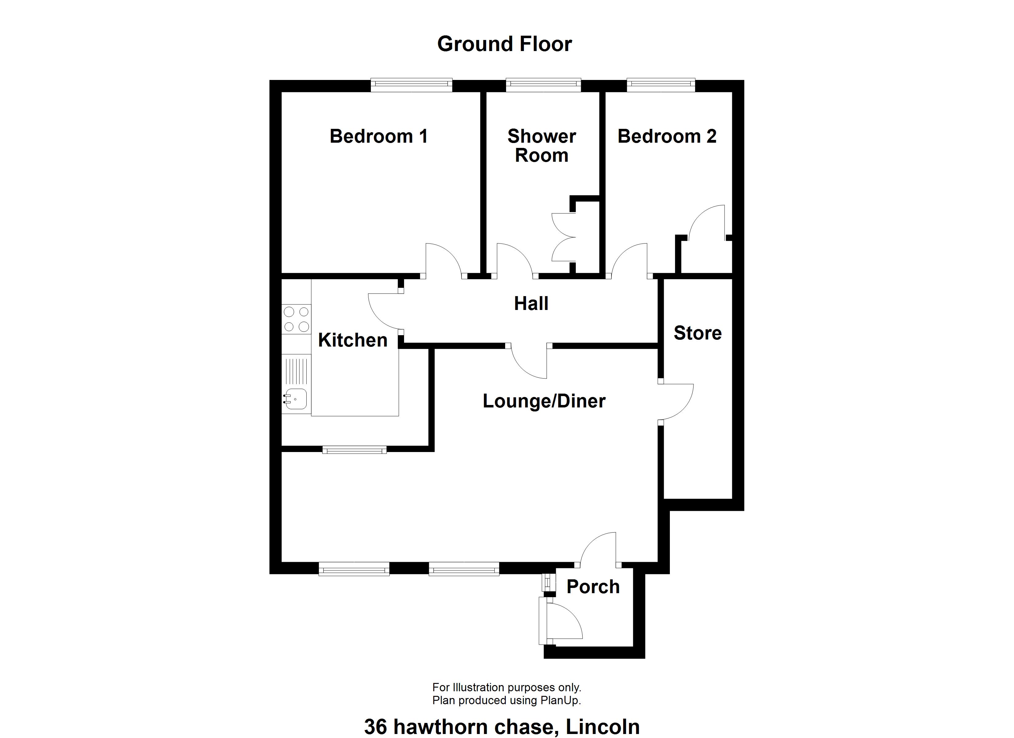 2 bed flat for sale in Hawthorn Chase, Lincoln LN2 68498185 Zoopla