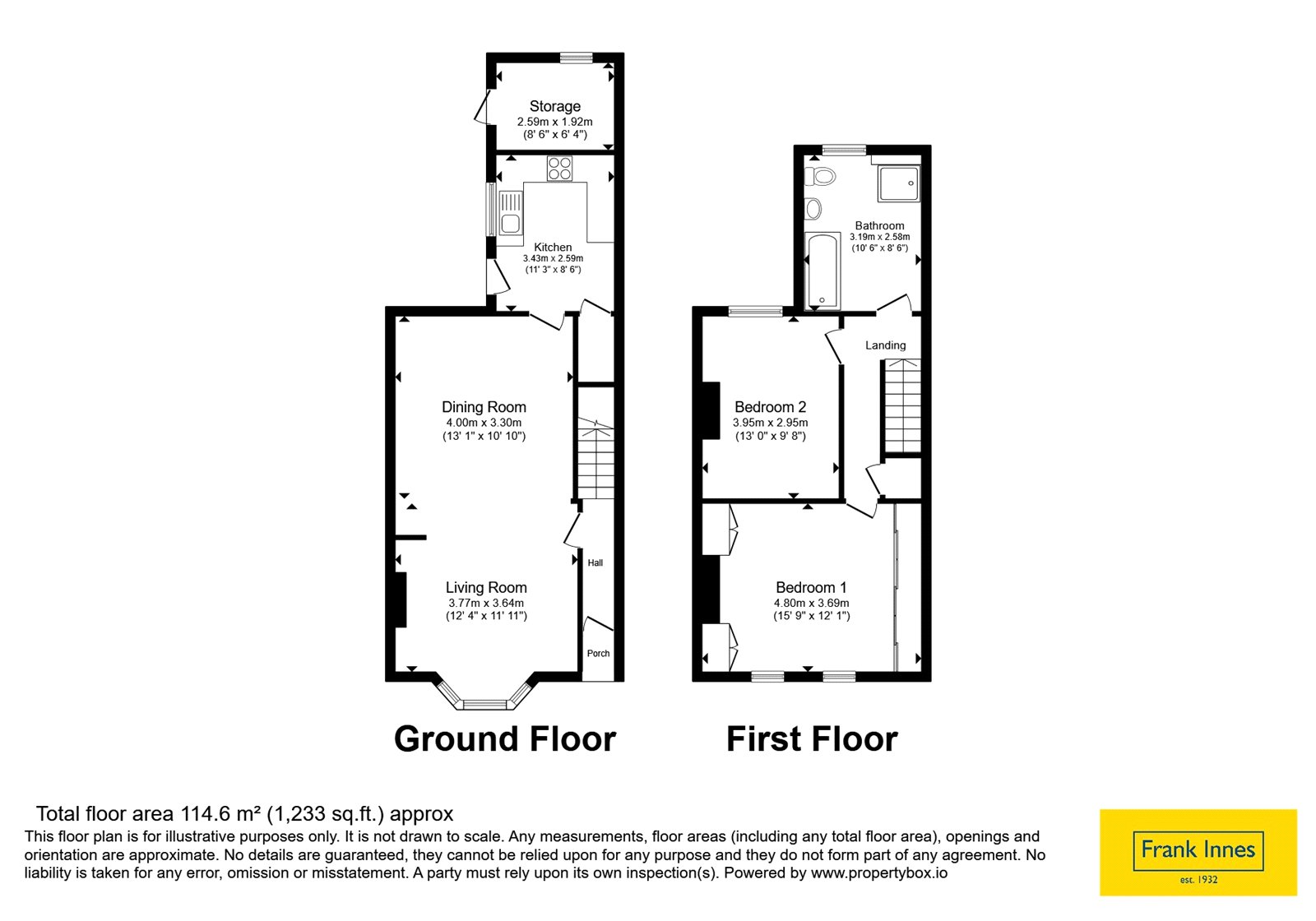 172, Highfield Street, Leicestershire floorplan