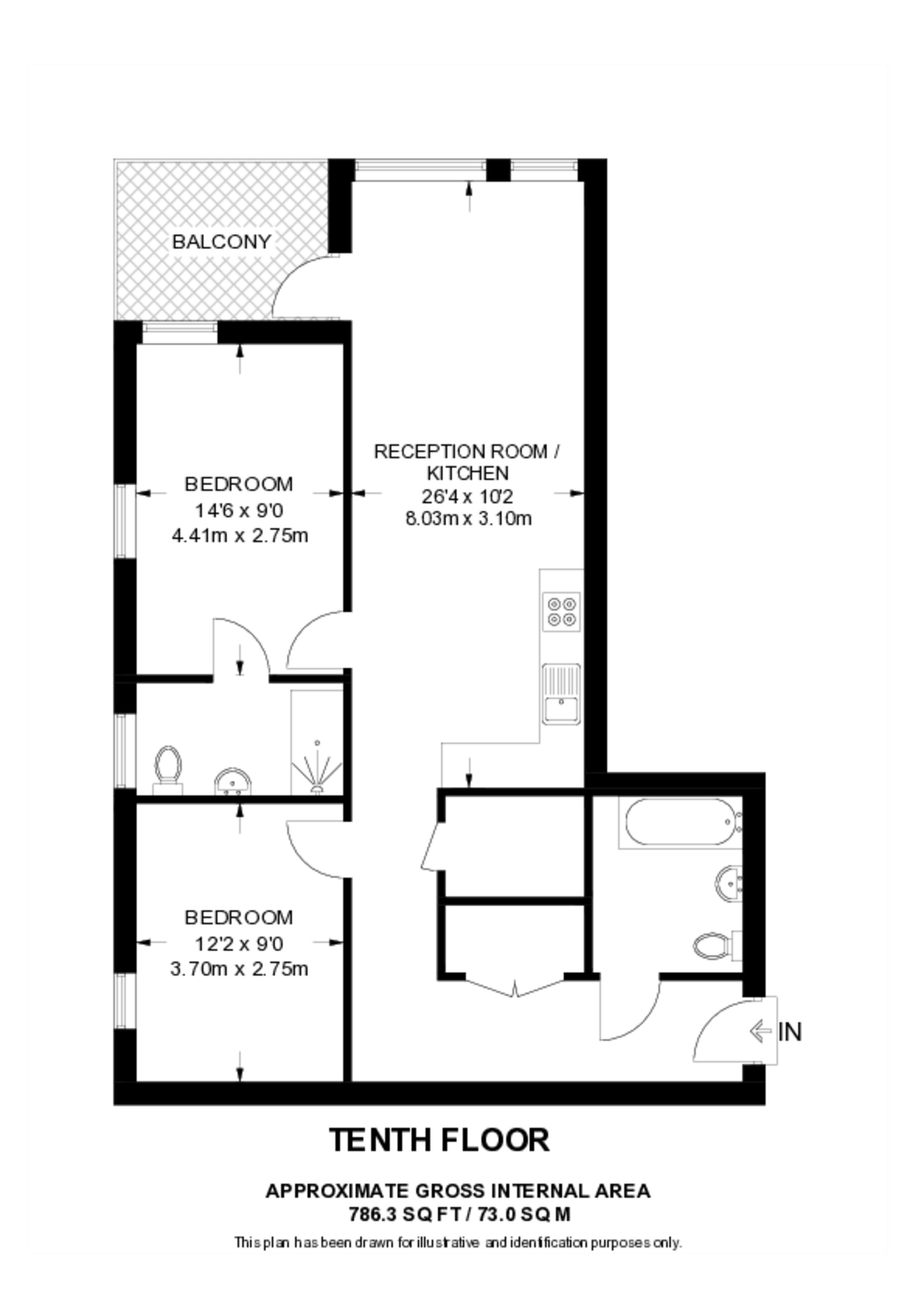 Perceval Square, Harrow on the Hill floorplan