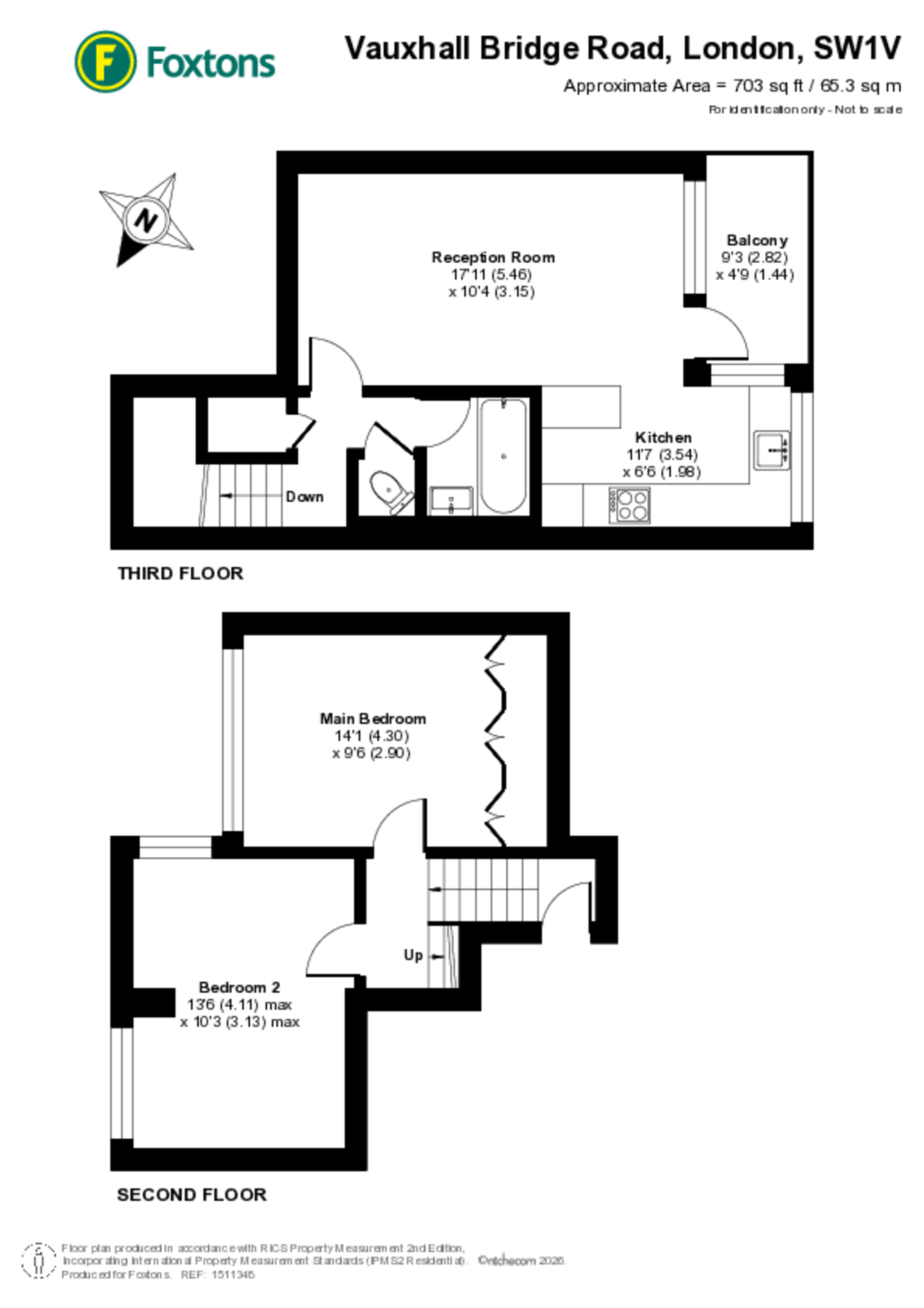 Vauxhall Bridge Road, Pimlico floorplan