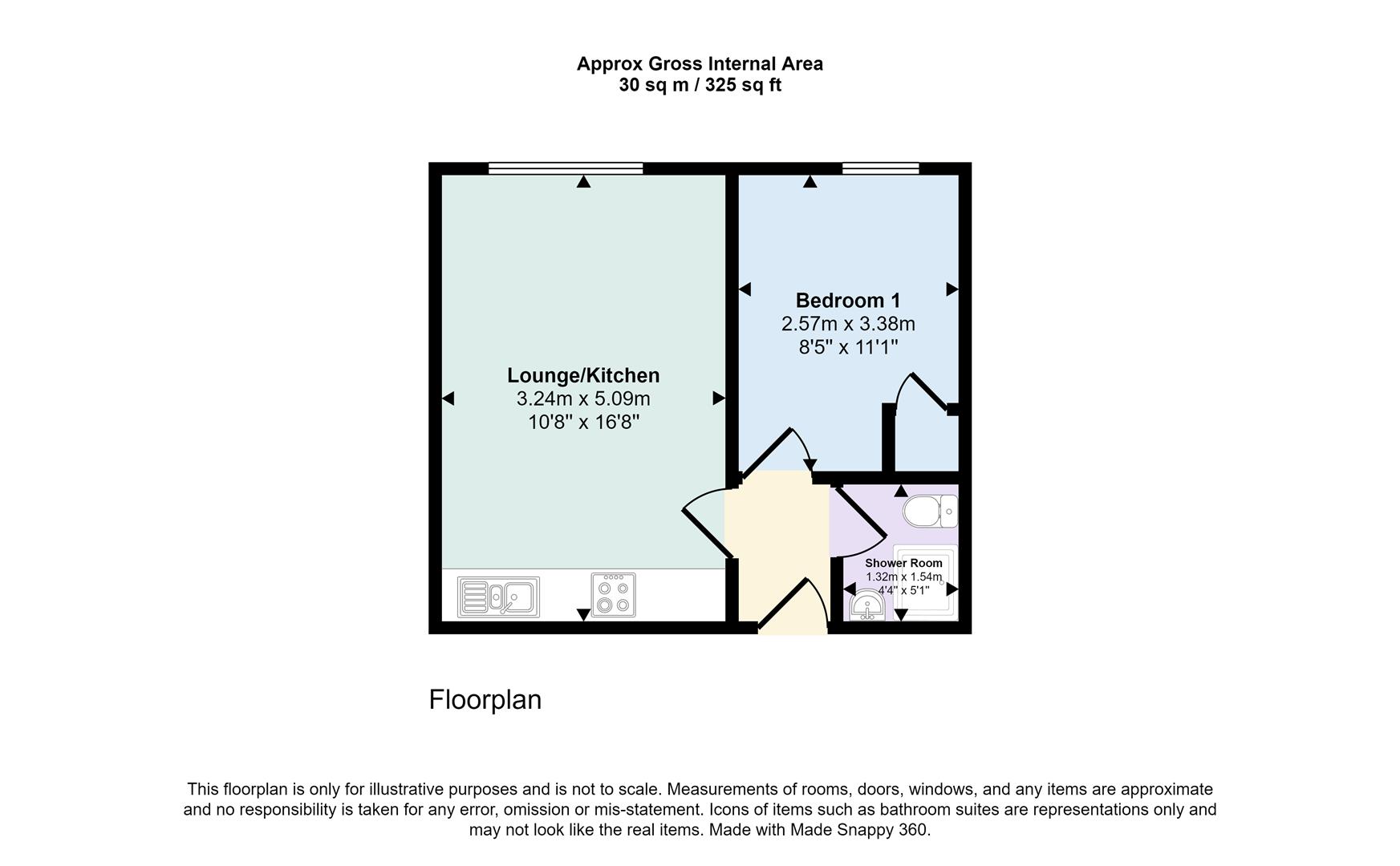 15 Garden Court, The Homend, Ledbury floorplan