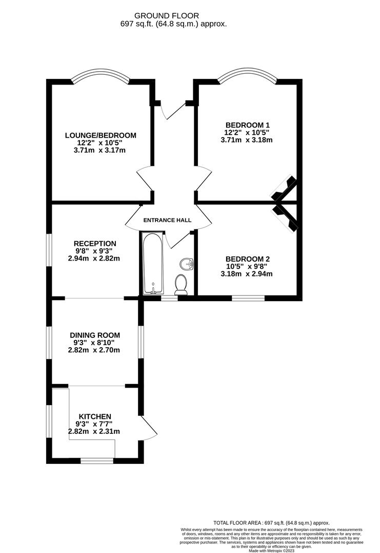 Station Road, Chiseldon, Swindon SN4, 3 bedroom detached bungalow for