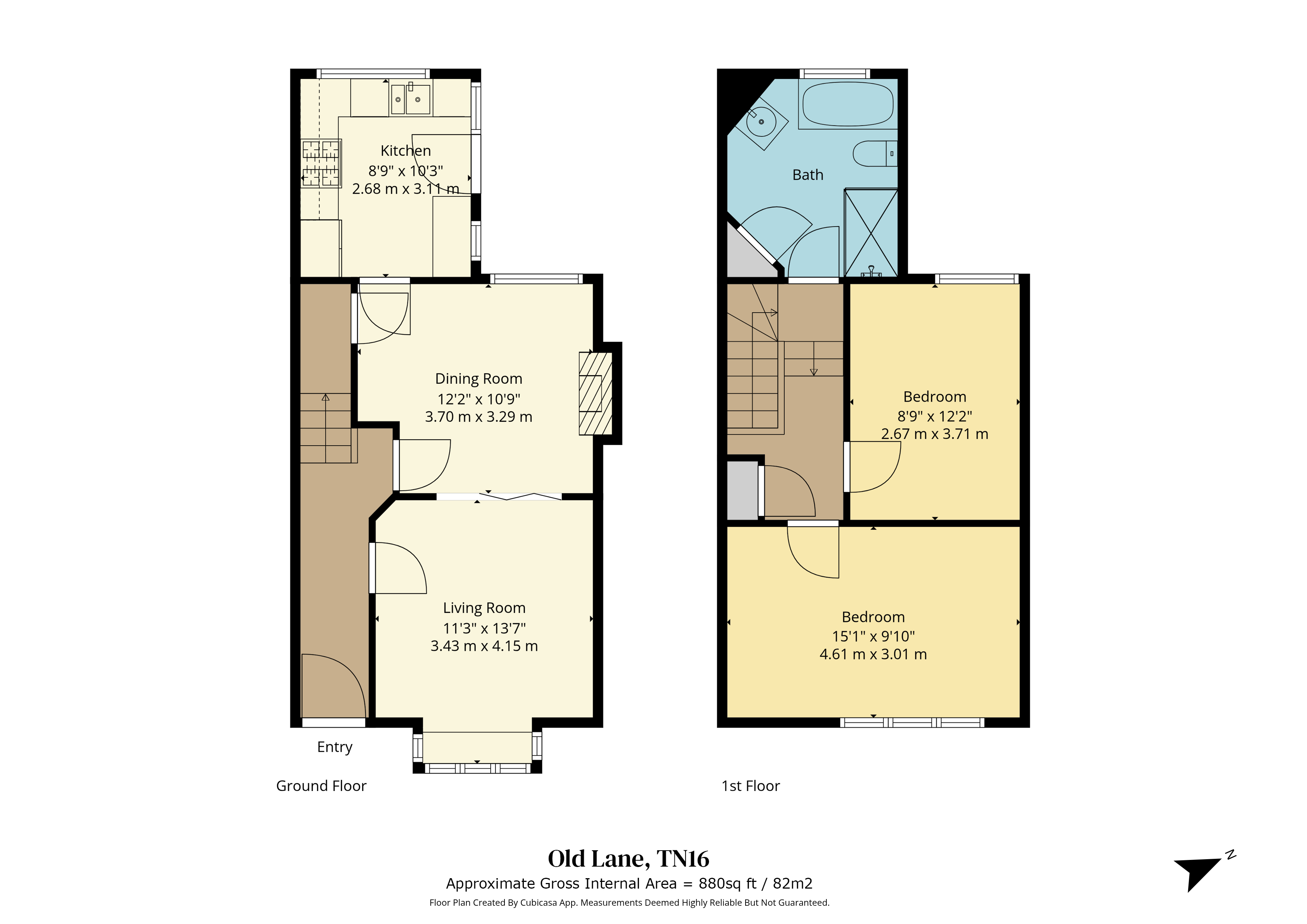 Maybank,, Old Lane, Westerham floorplan