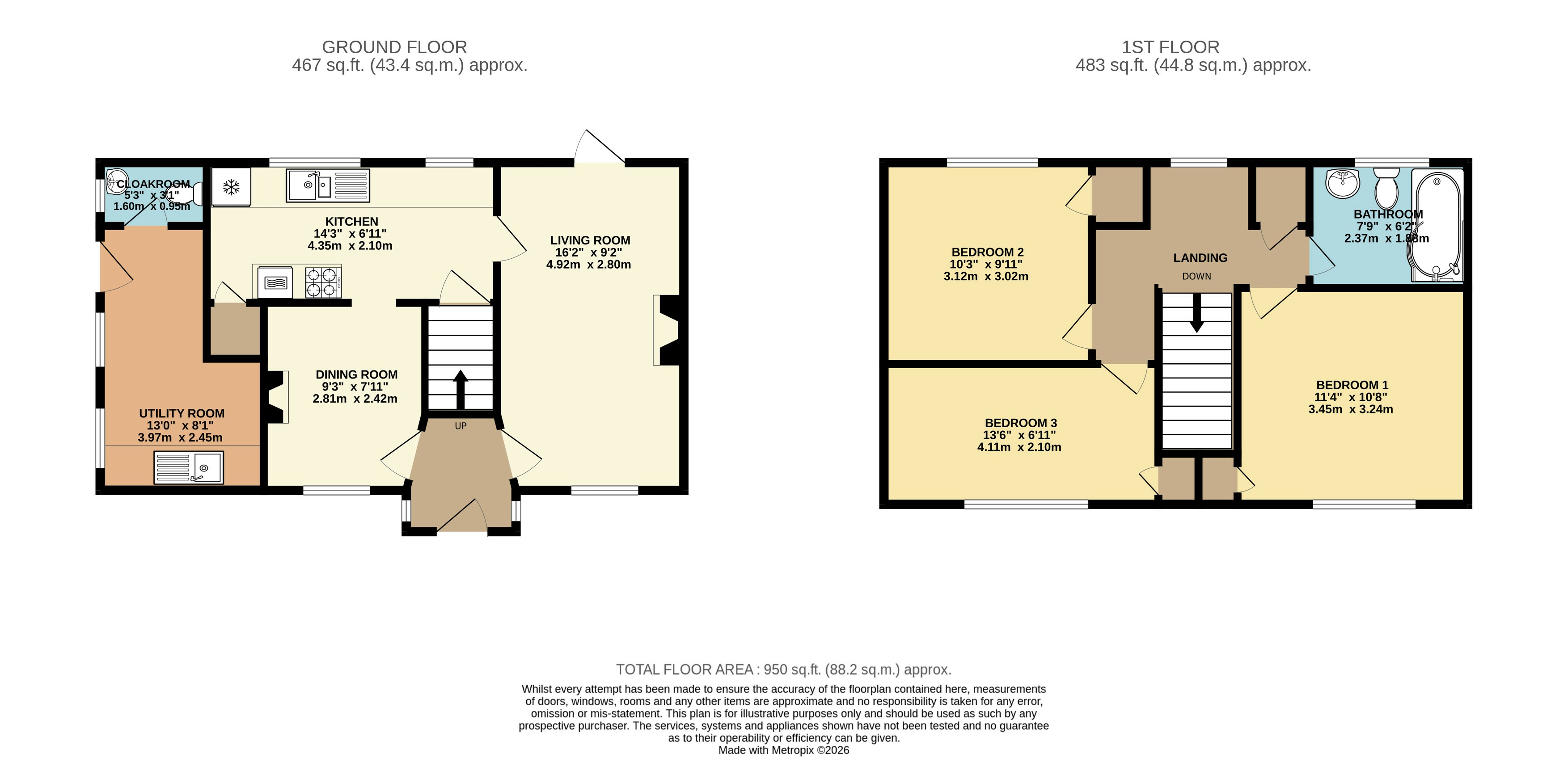 7, Meadowside, Pulborough floorplan