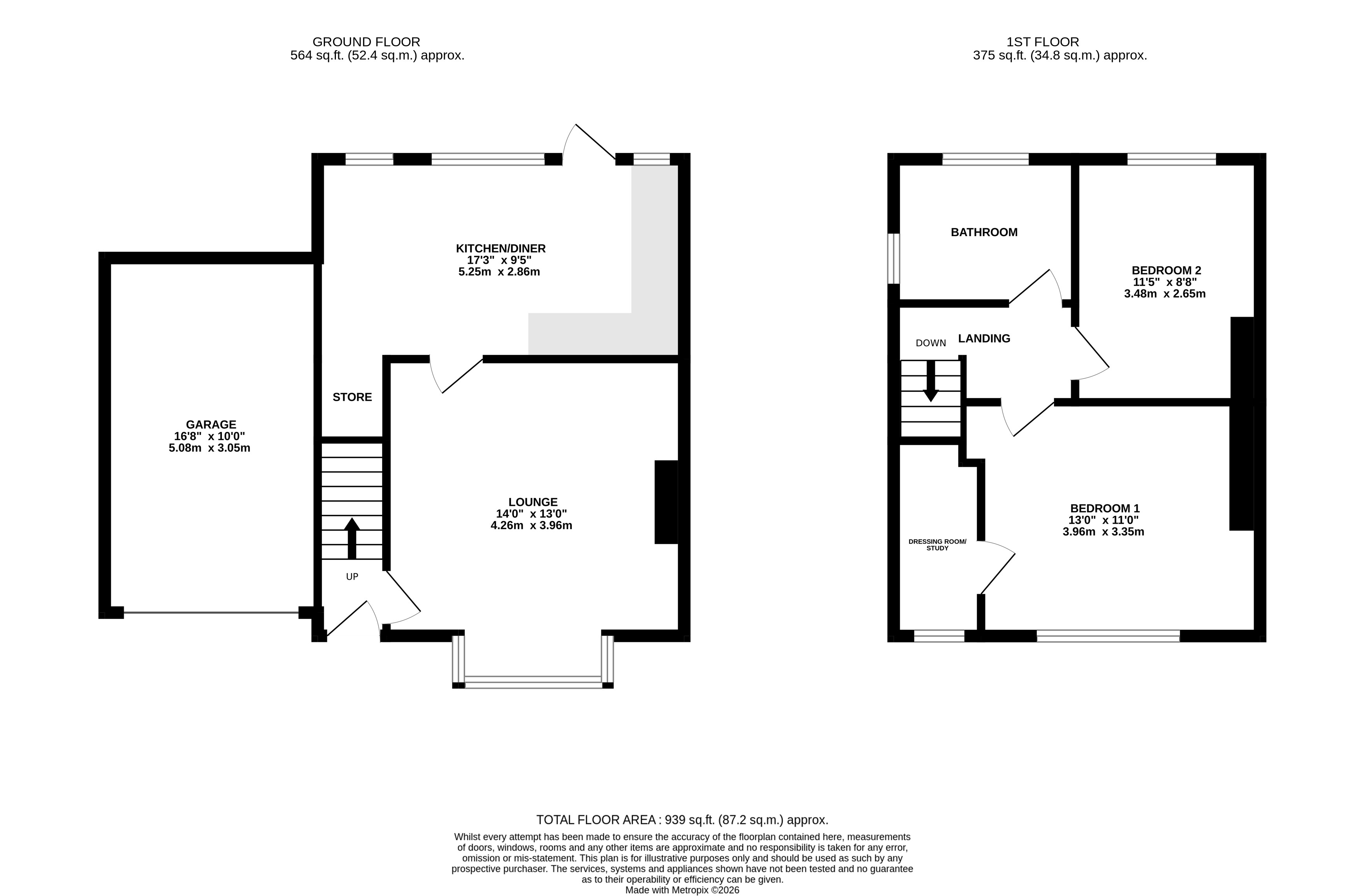 64, Harrogate Road, Leeds floorplan