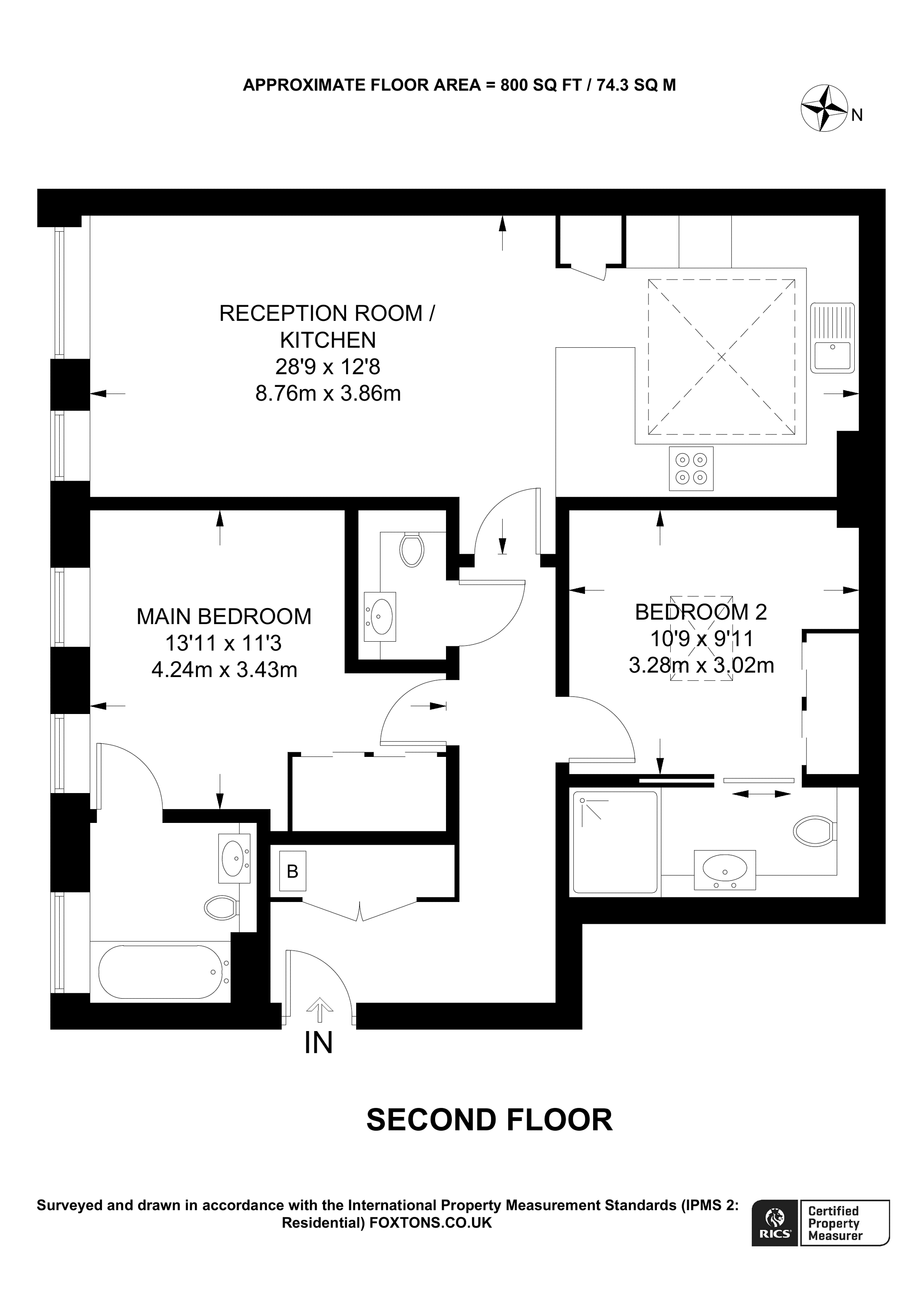 4 Oxbridge Terrace Palace Wharf floorplan