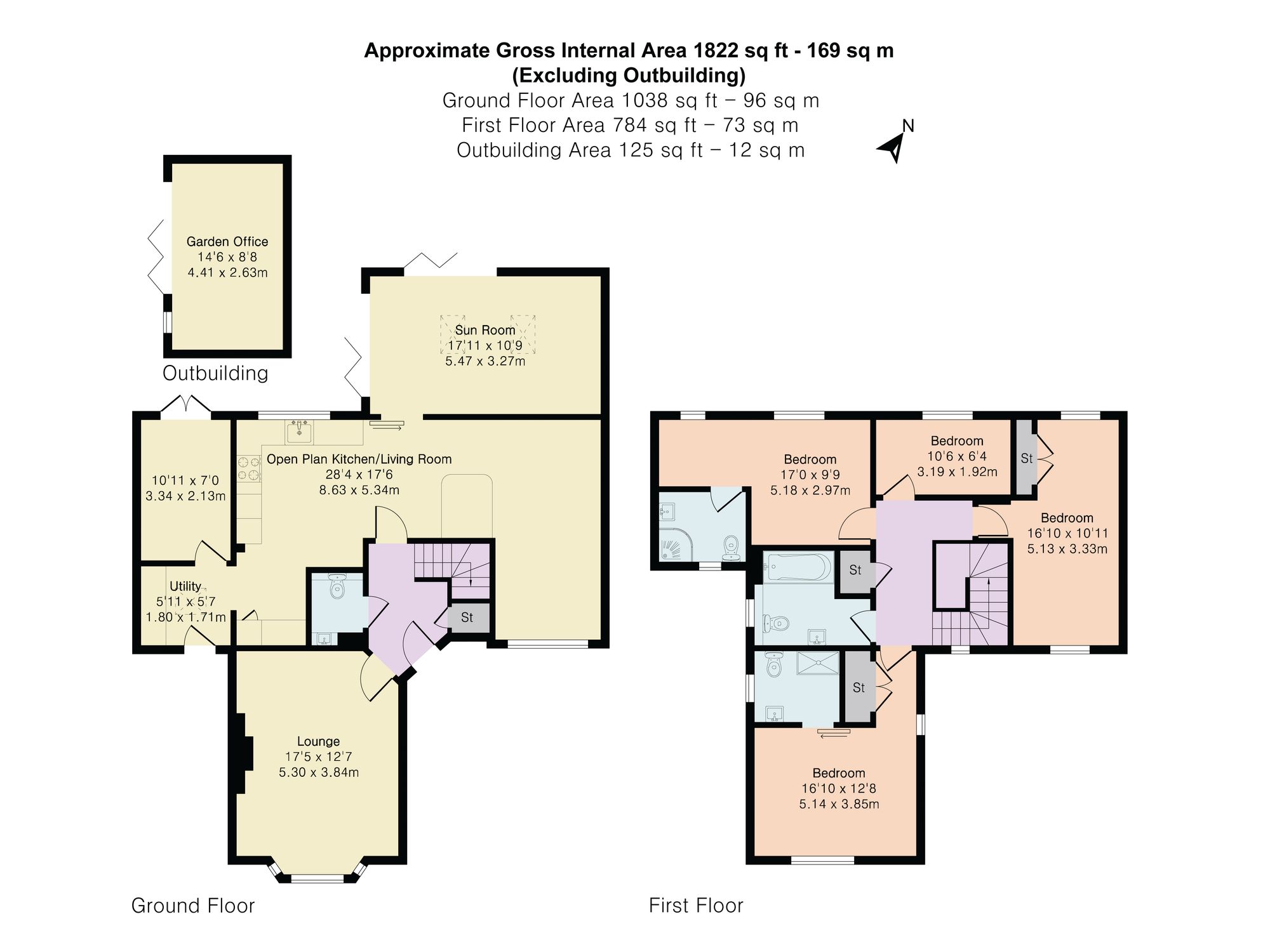 18 Lilbourne Drive, Hertford floorplan