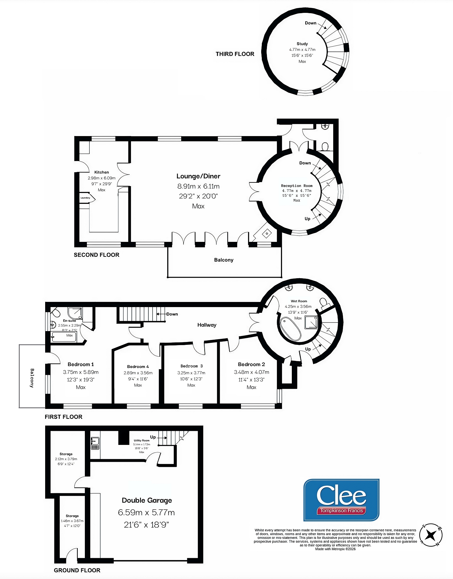 Tower House, Erwood, Builth Wells floorplan