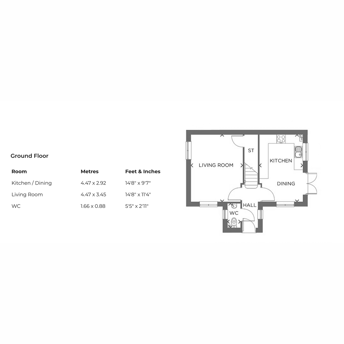 53, Bradley Lowery Way, Hartlepool floorplan