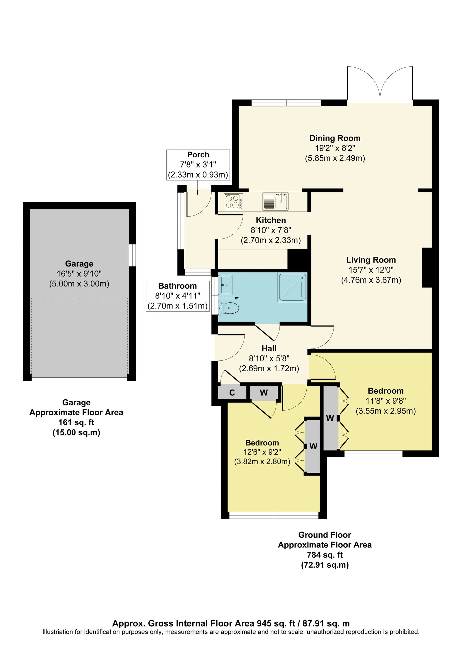 13, Burnham Road, Leeds floorplan
