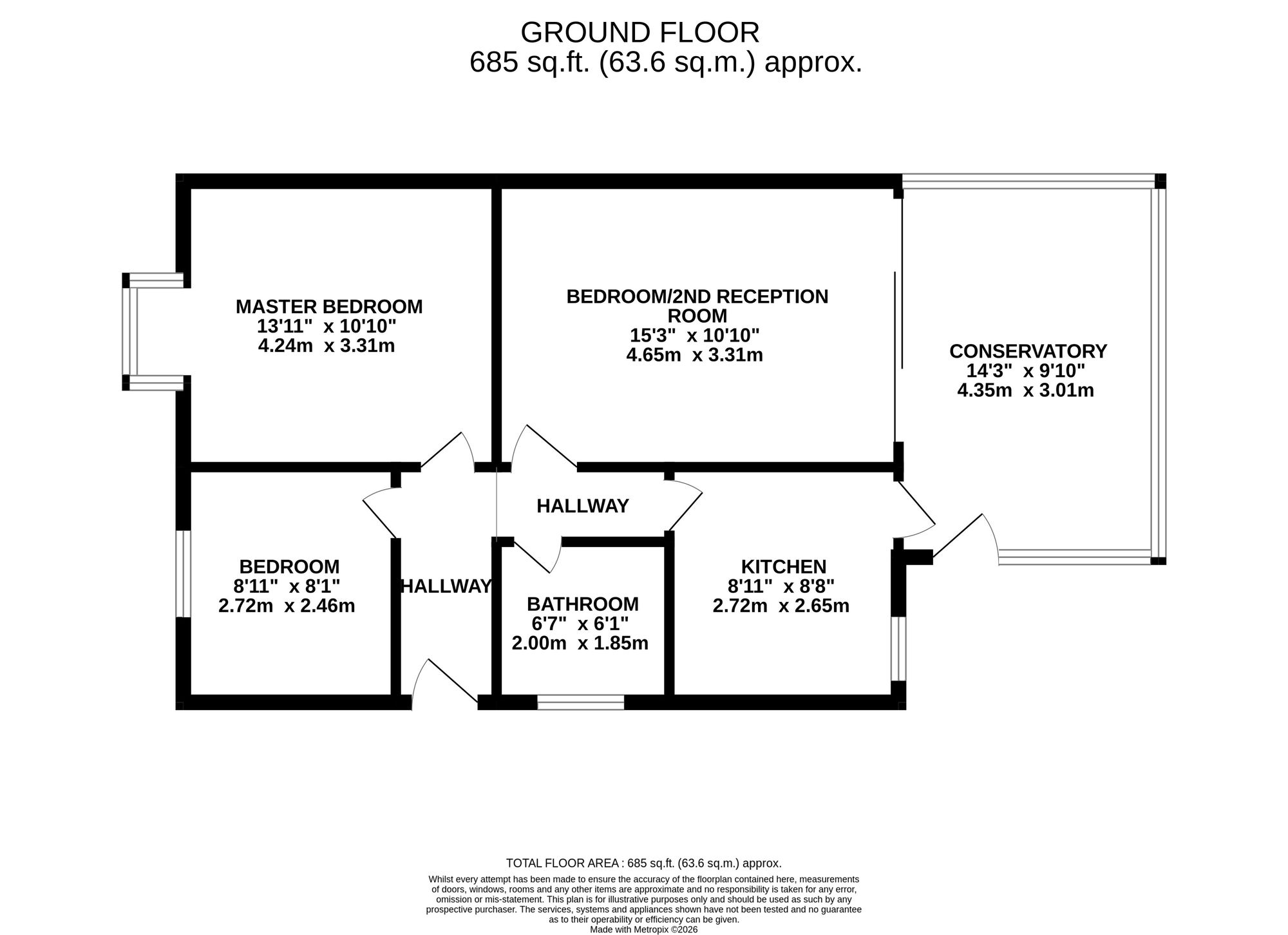 7 Severn Road, Warrington floorplan