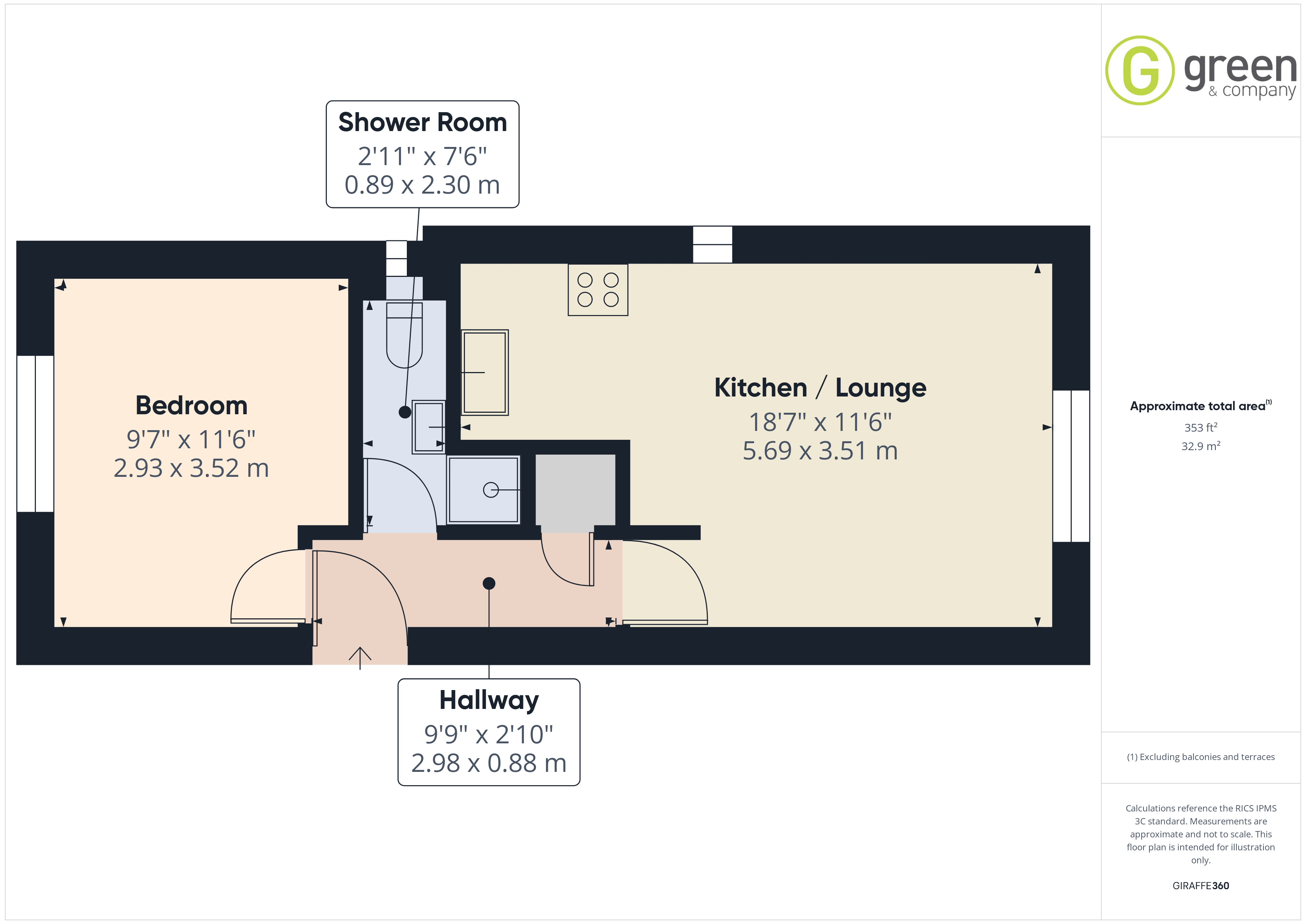 78, Goldstar Way, Birmingham floorplan