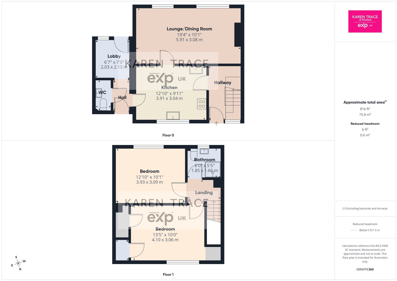 22, Trelawney Road, St. Austell floorplan
