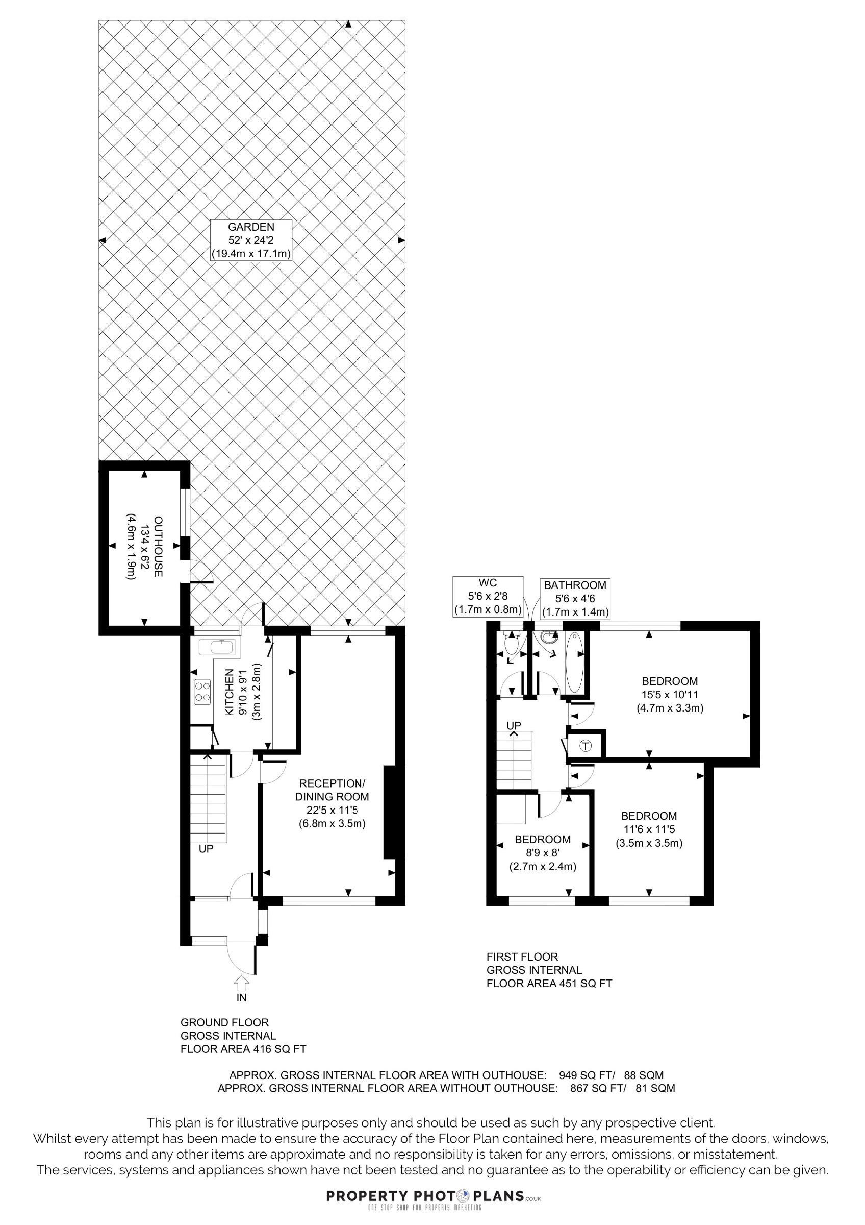 32 Garsmouth Way, Watford floorplan