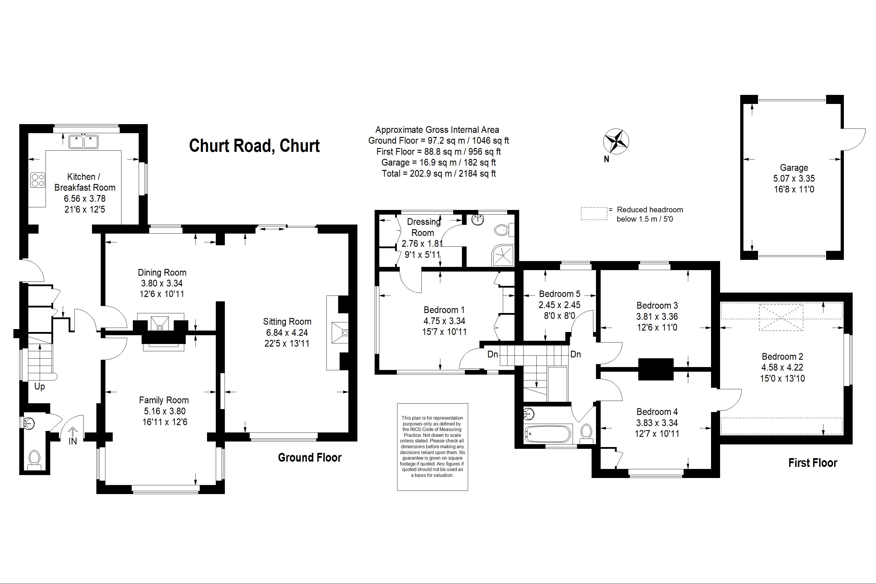 5 Bedrooms Detached house for sale in Churt Road, Churt, Farnham GU10