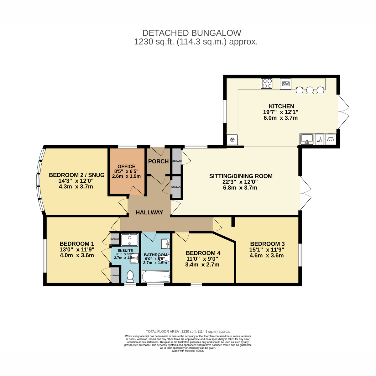 9, Redhill Close, Brighton floorplan