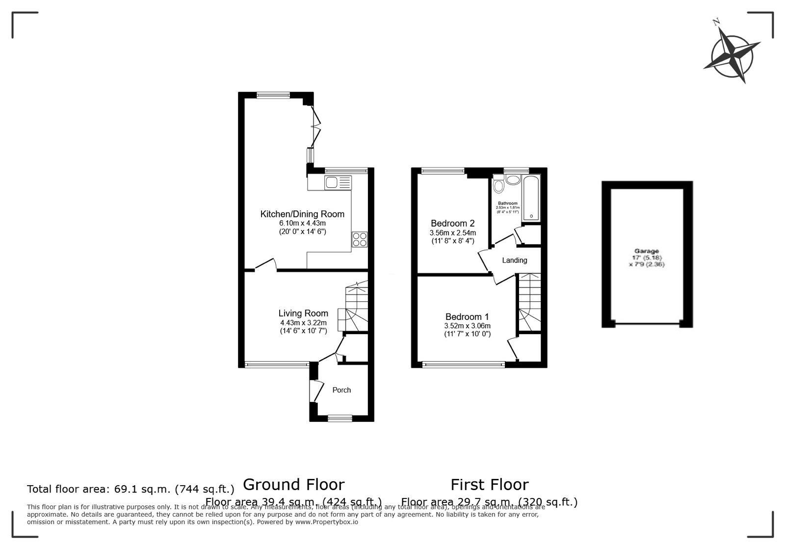 75, Bois Hall Road, Addlestone floorplan