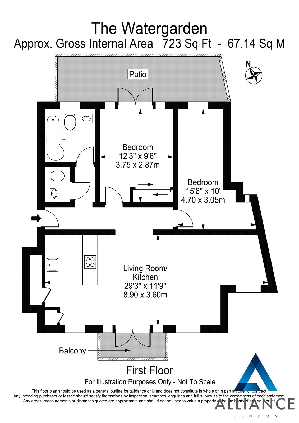 Roy Square Narrow Street Limehouse, London floorplan