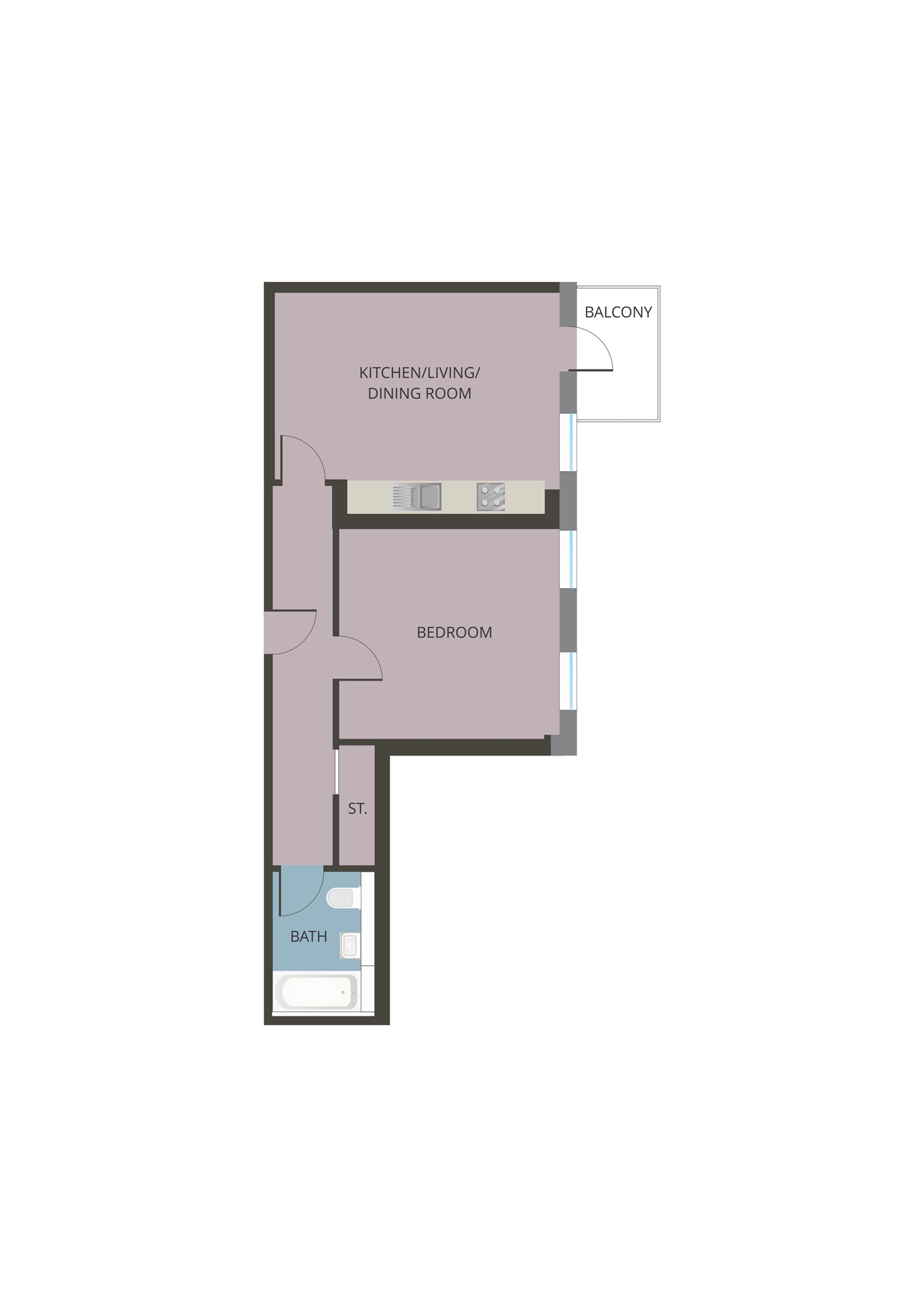 Beacon House, Rainsford Road, Chelmsford CM1, 1 bedroom flat for sale