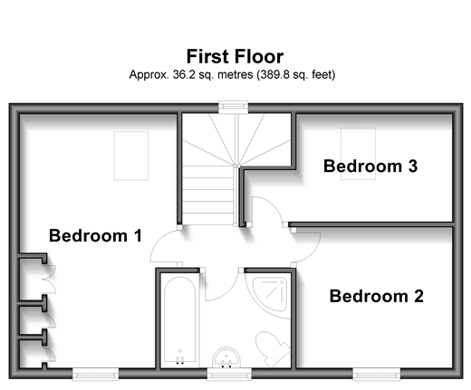 Station Drive, Deal floorplan