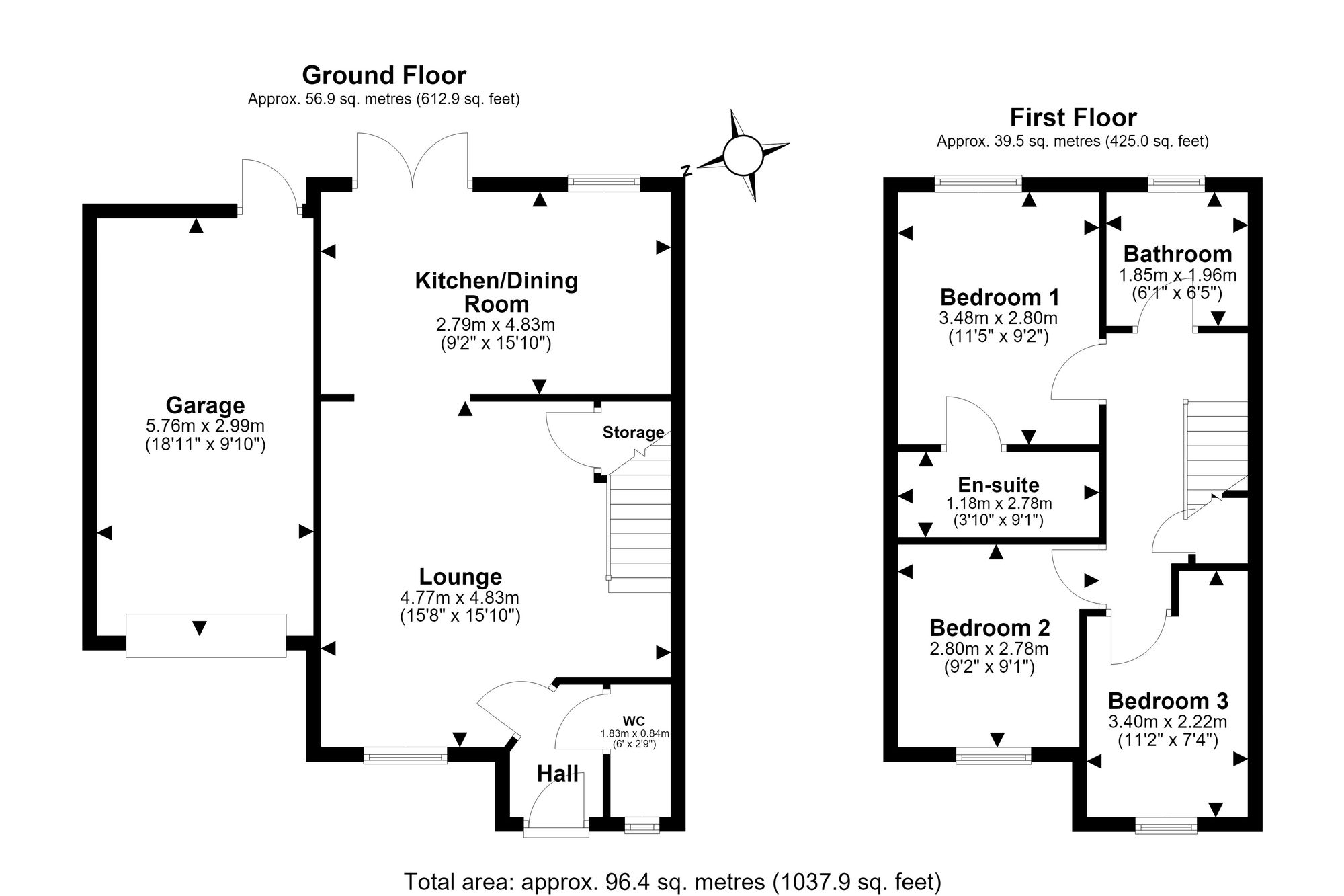 3 Song Field, Runcorn floorplan