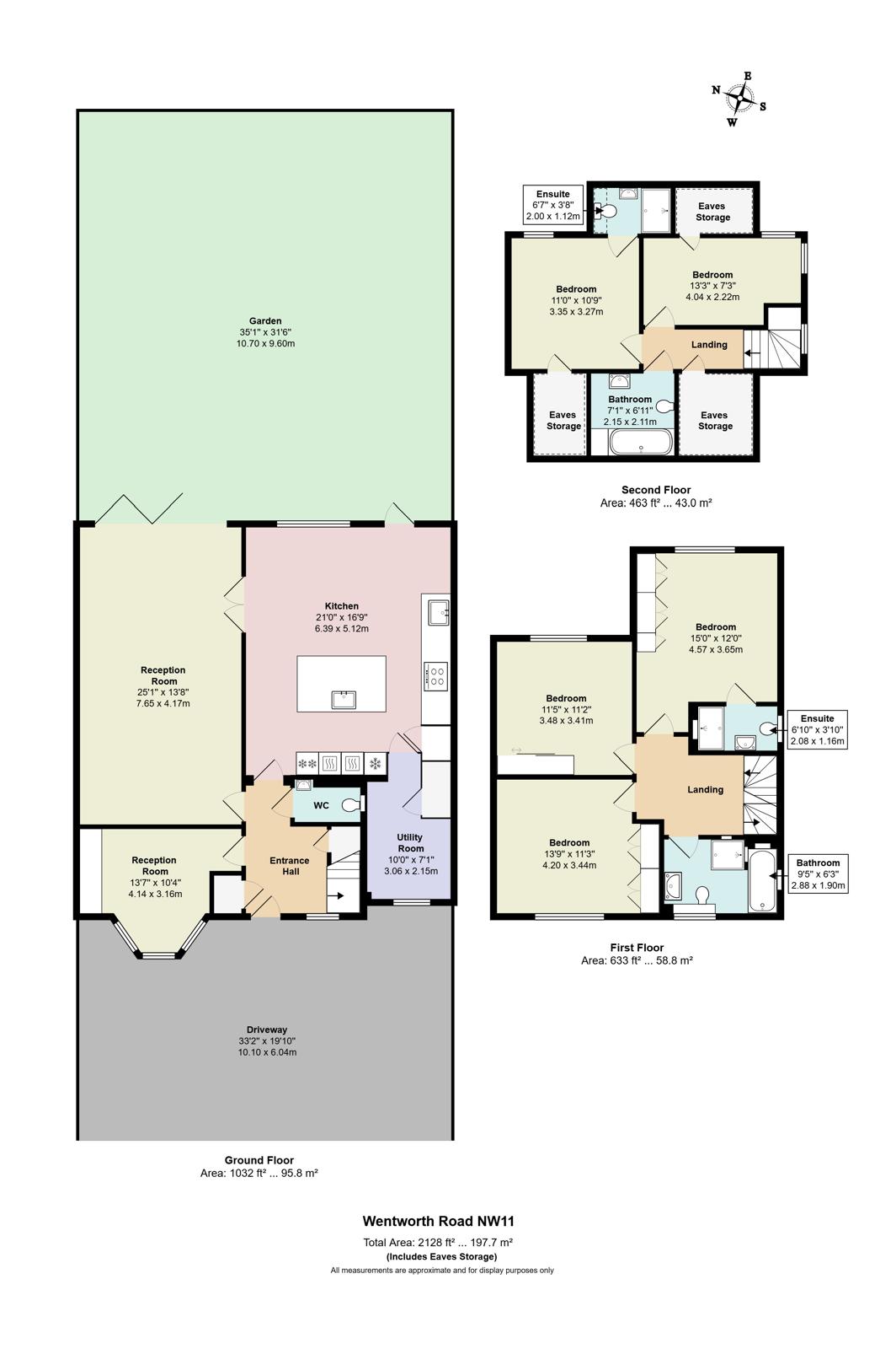 30 Wentworth Road, Golders Green, London floorplan