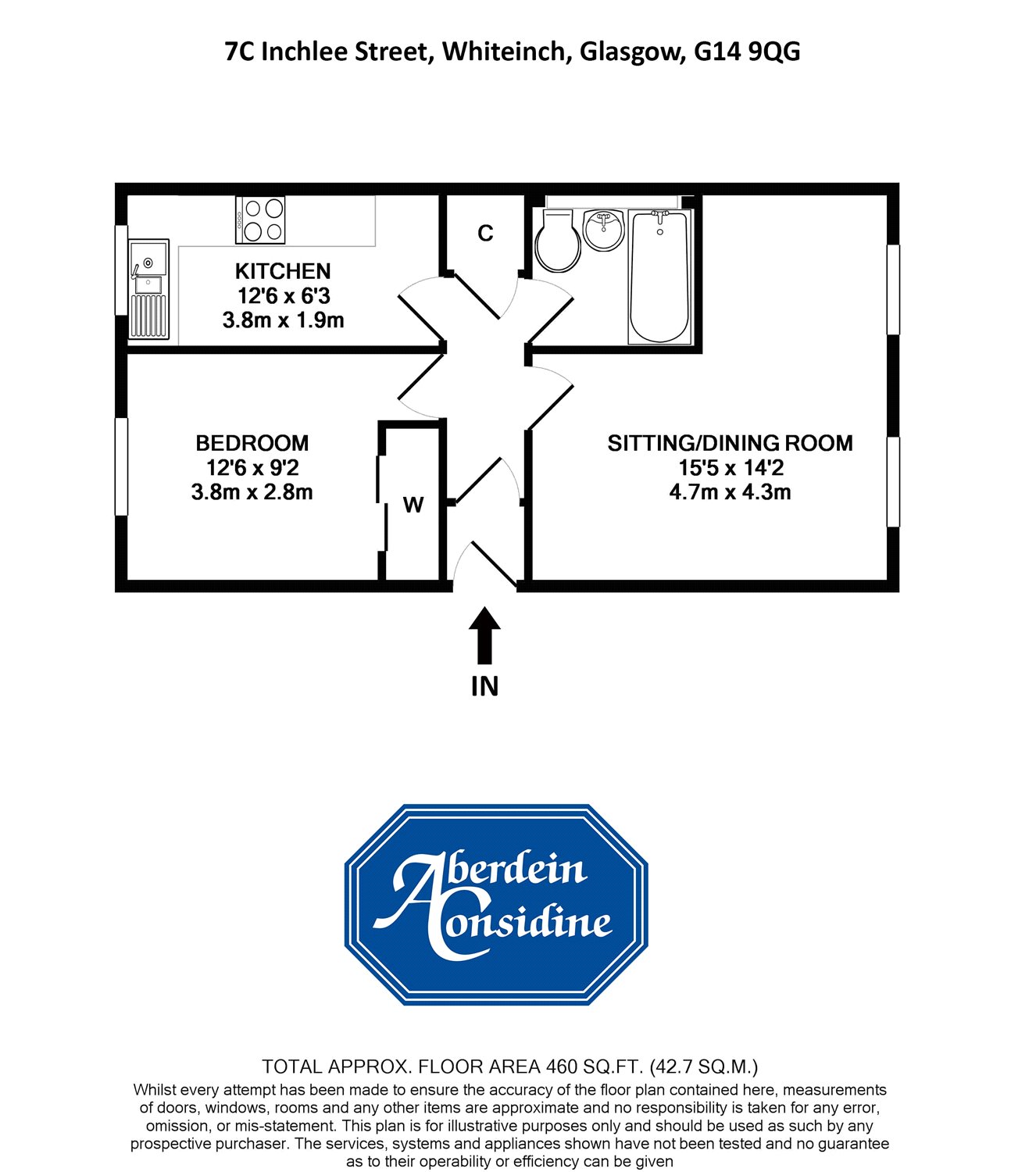 1 Bedrooms Flat for sale in Inchlee Street, Glasgow G14