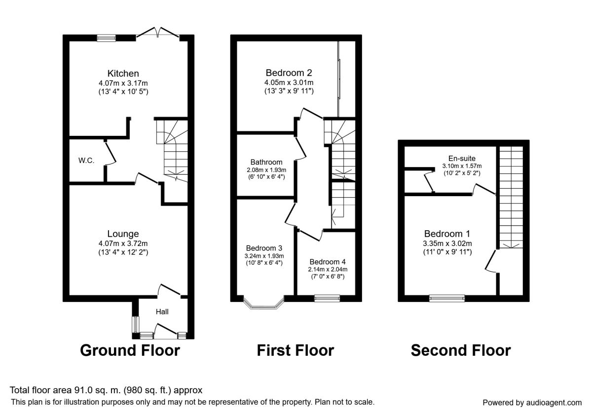 4 Bedrooms Terraced house to rent in Cardigan Road, Oldham OL8