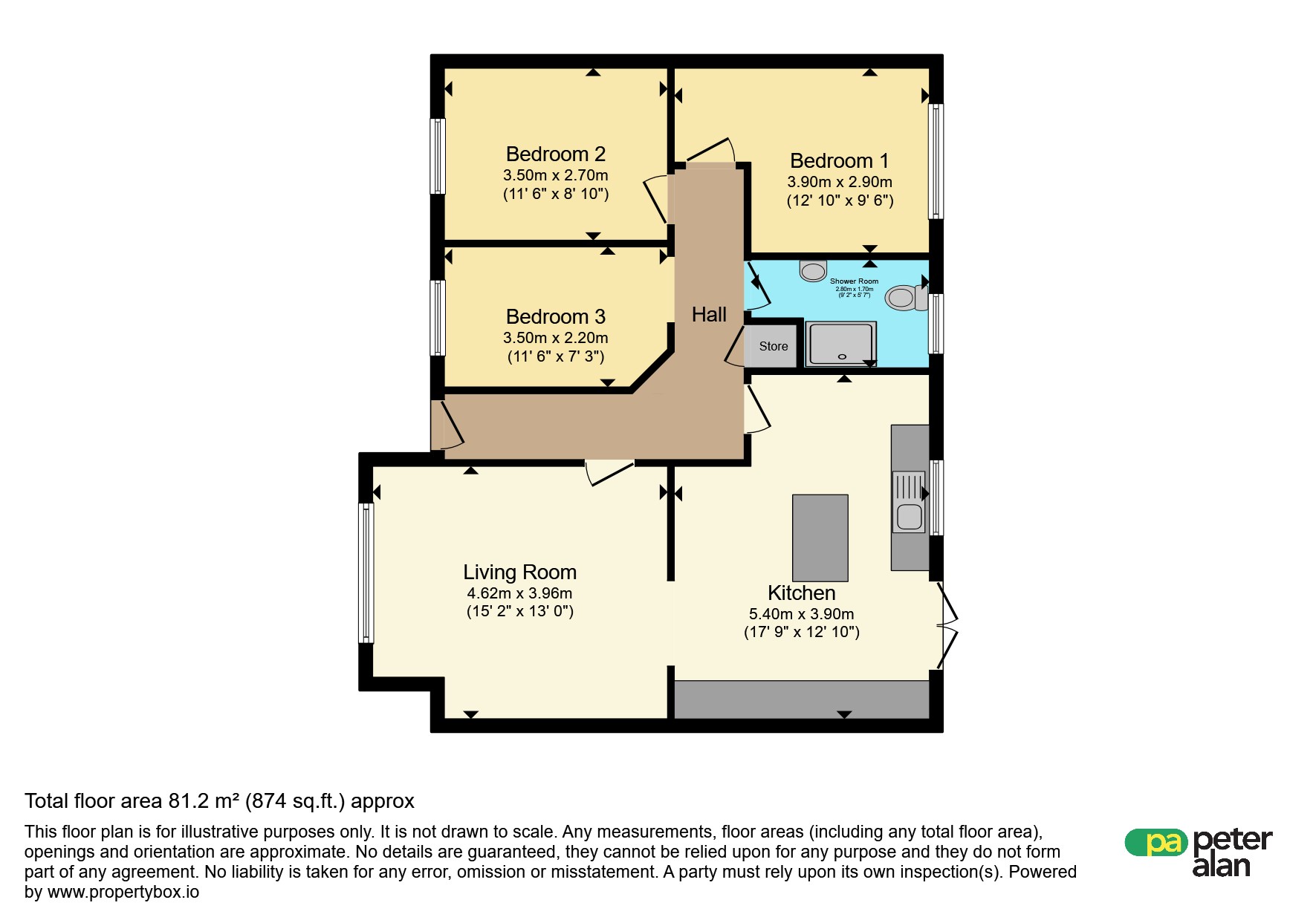 Bryn Canol, Hengoed floorplan