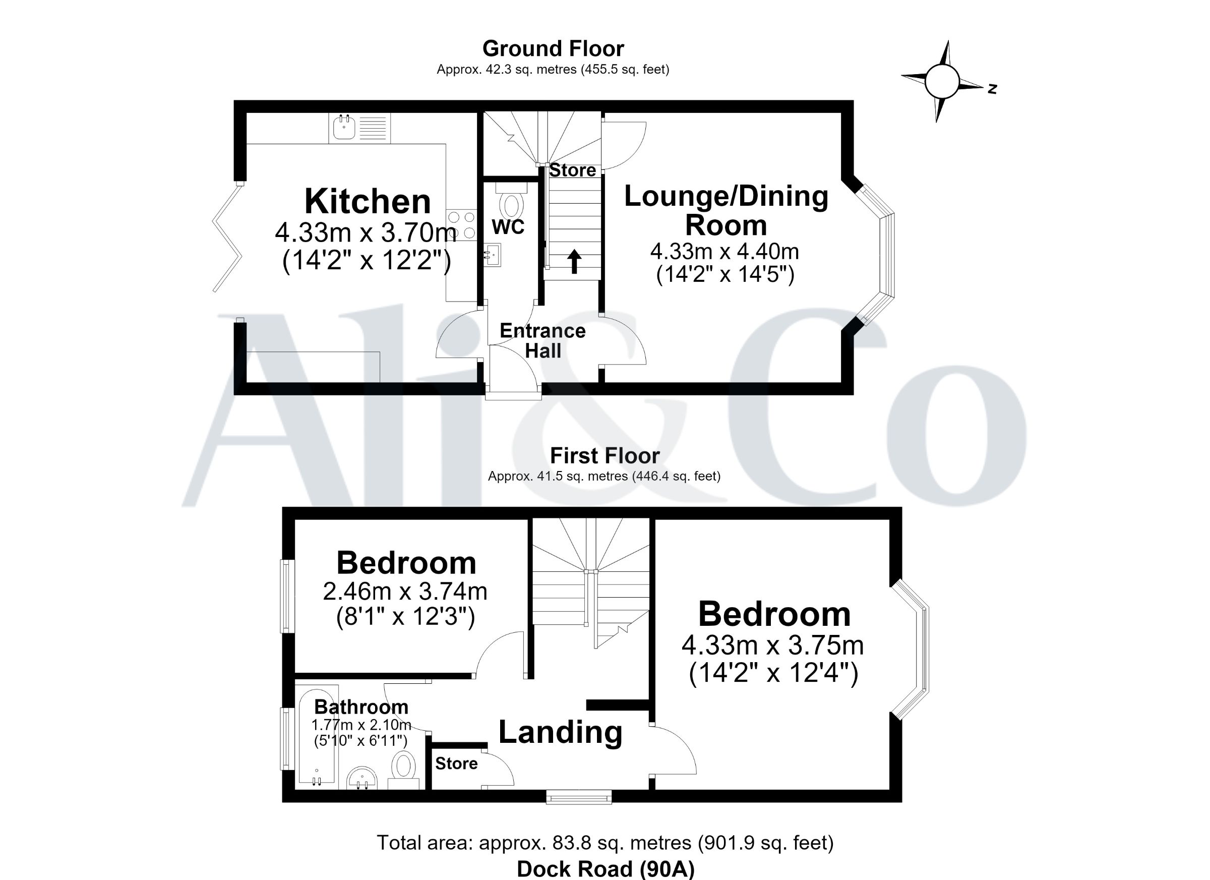 90a Dock Road, Grays floorplan