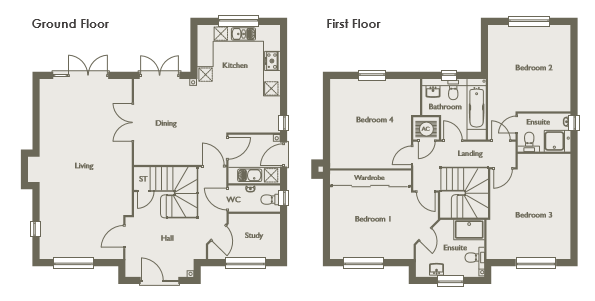 4 Bedrooms Detached house for sale in The Kildare, The Orchard, Welford Road, Long Marston, Warwickshire CV37