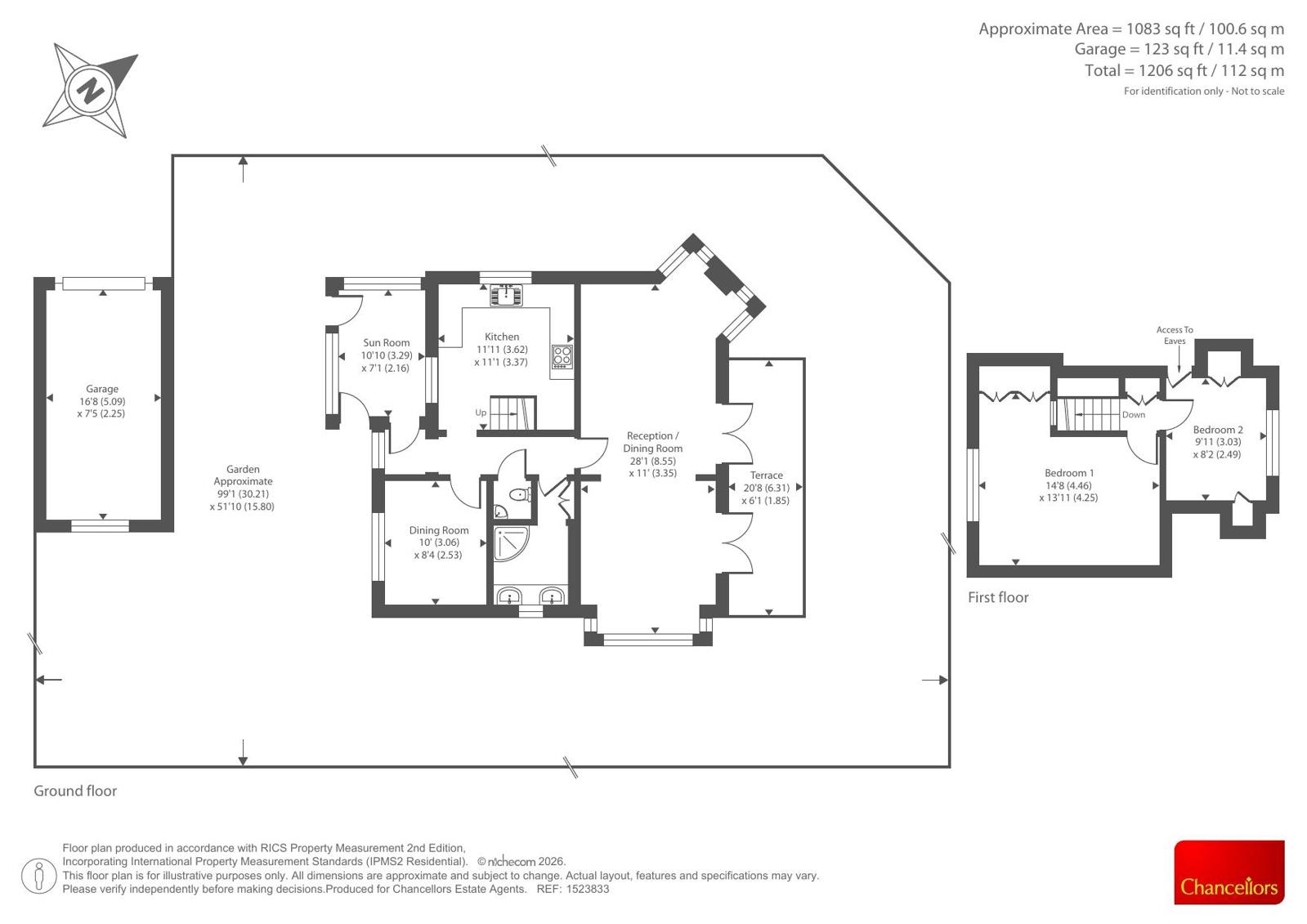 Casa Feliz, 1, Parke Road, Surrey floorplan