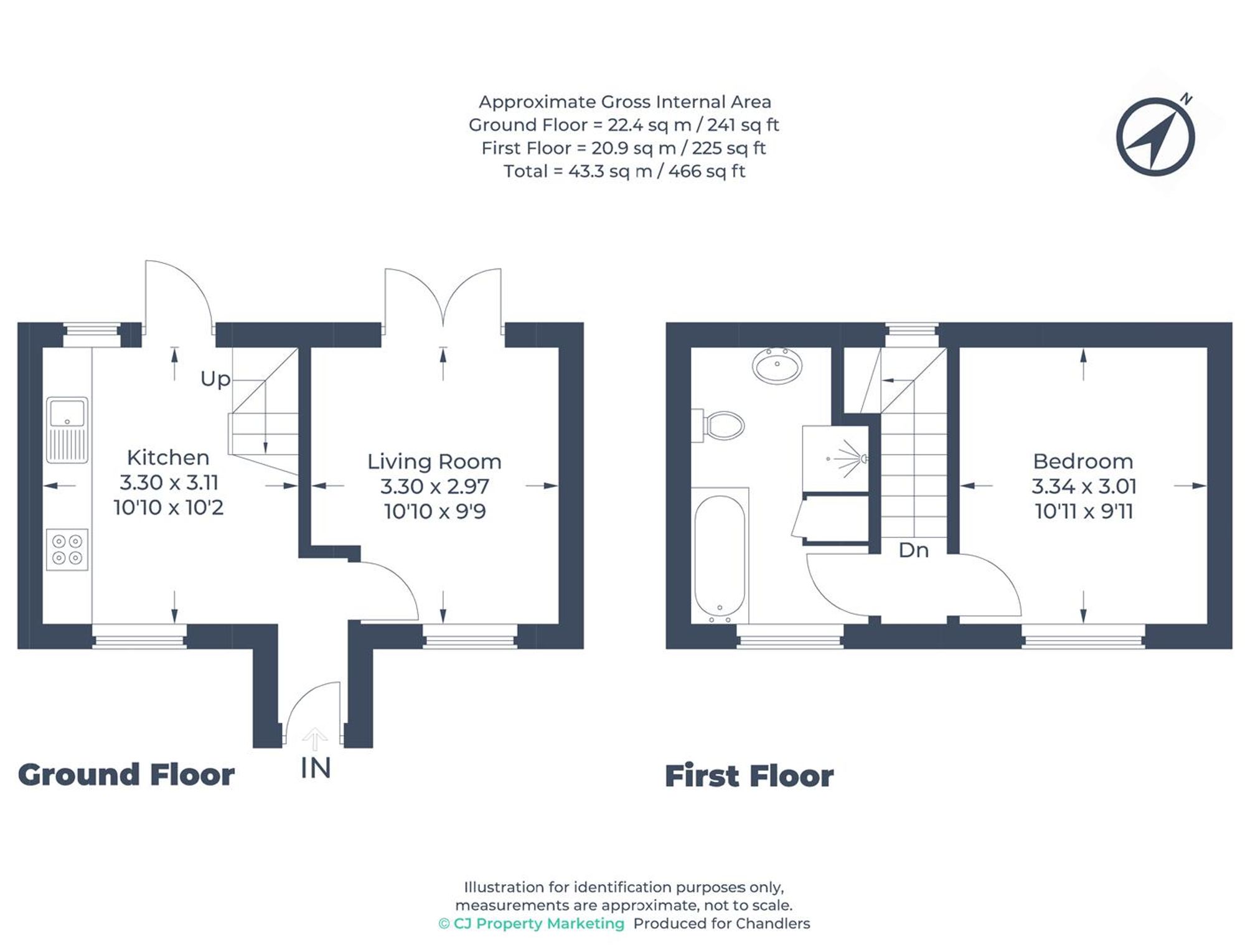 4 Dymoke Mews Church Lane, Stevenage floorplan