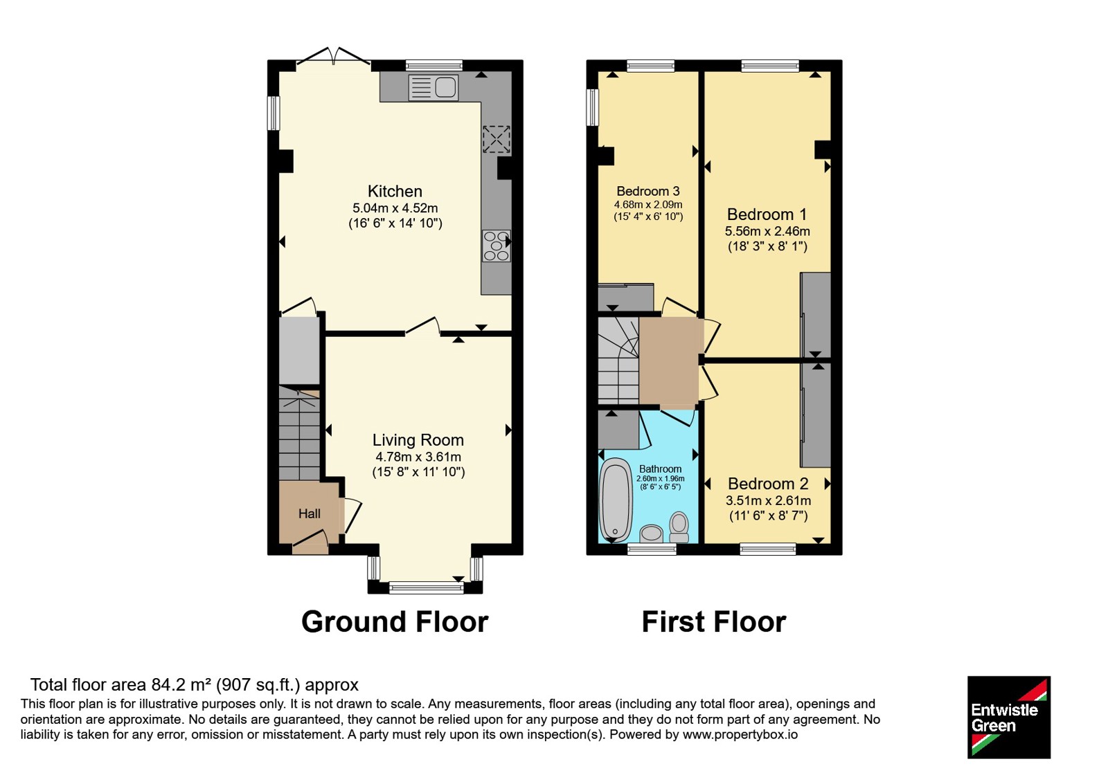 6, Beck Close, Liverpool floorplan