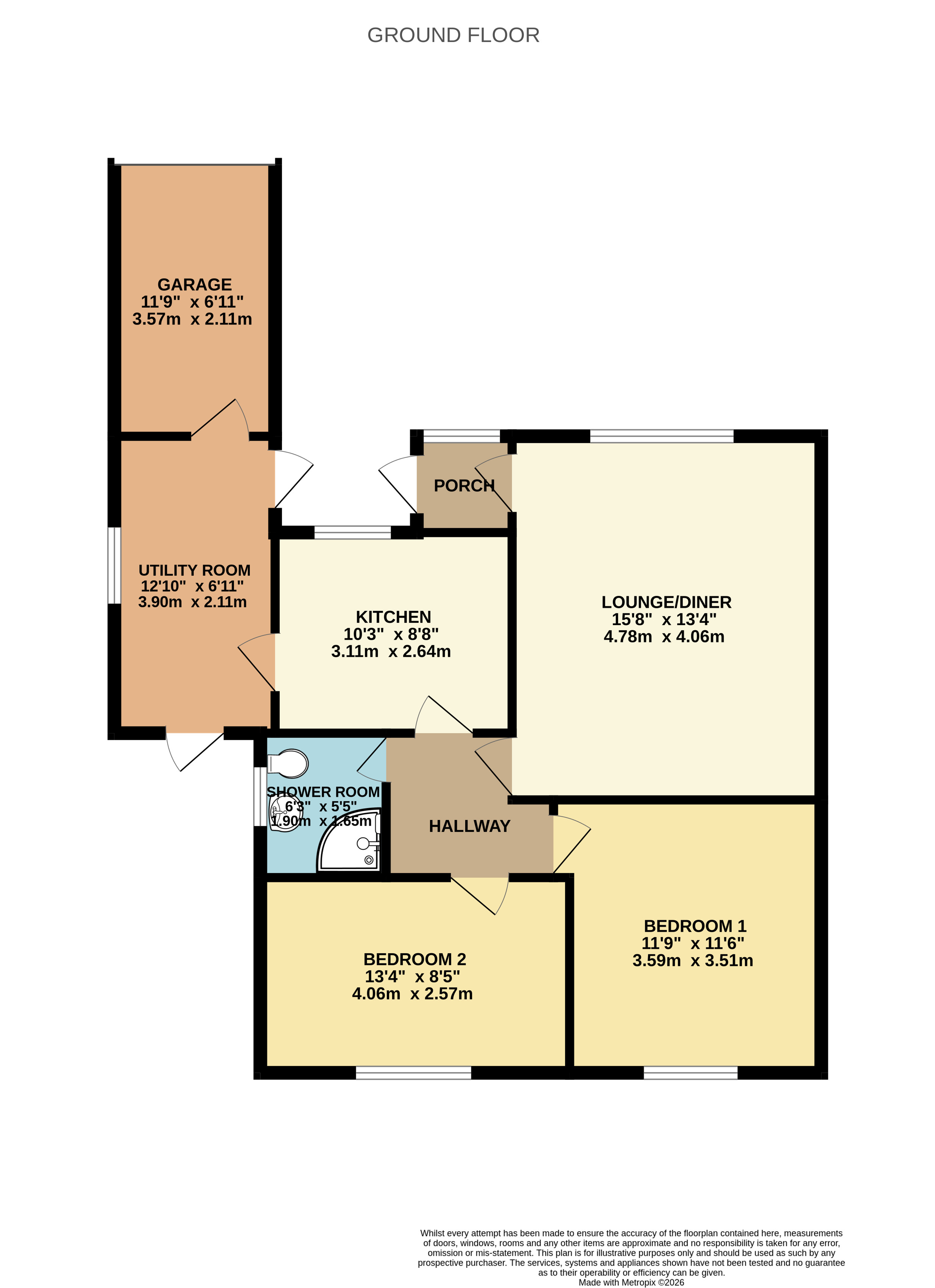 32, The Greenway, Darlington floorplan