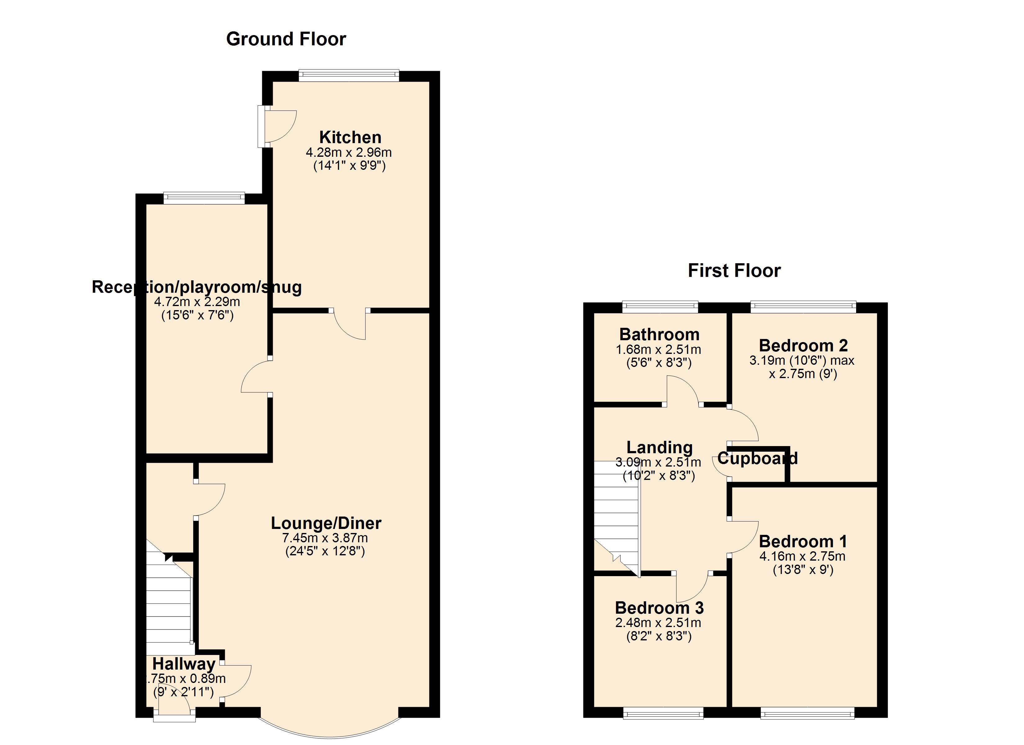 3 bed town house for sale in Deer Park Court, Monk Fryston, Leeds LS25