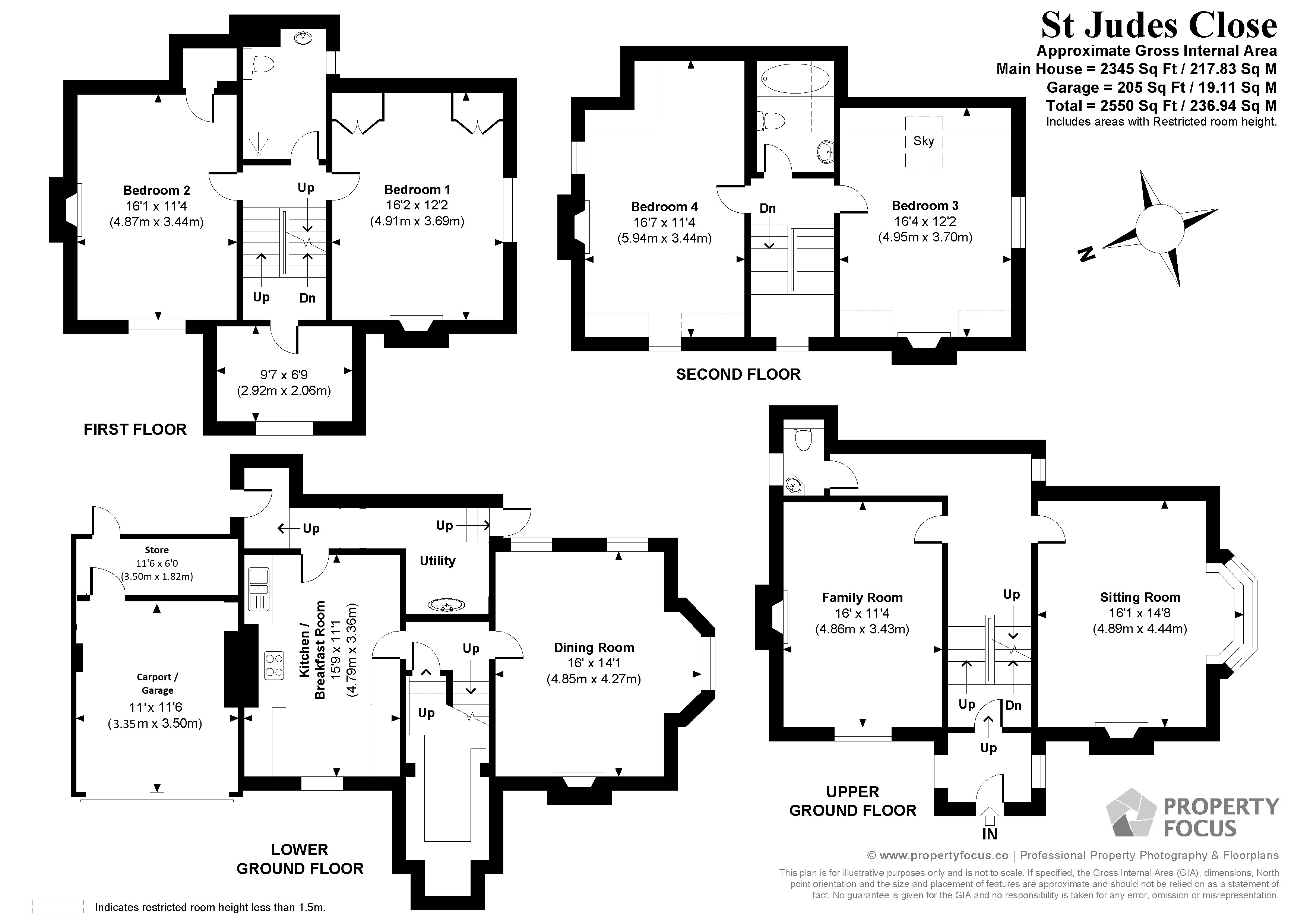1, St. Judes Close, Southsea floorplan
