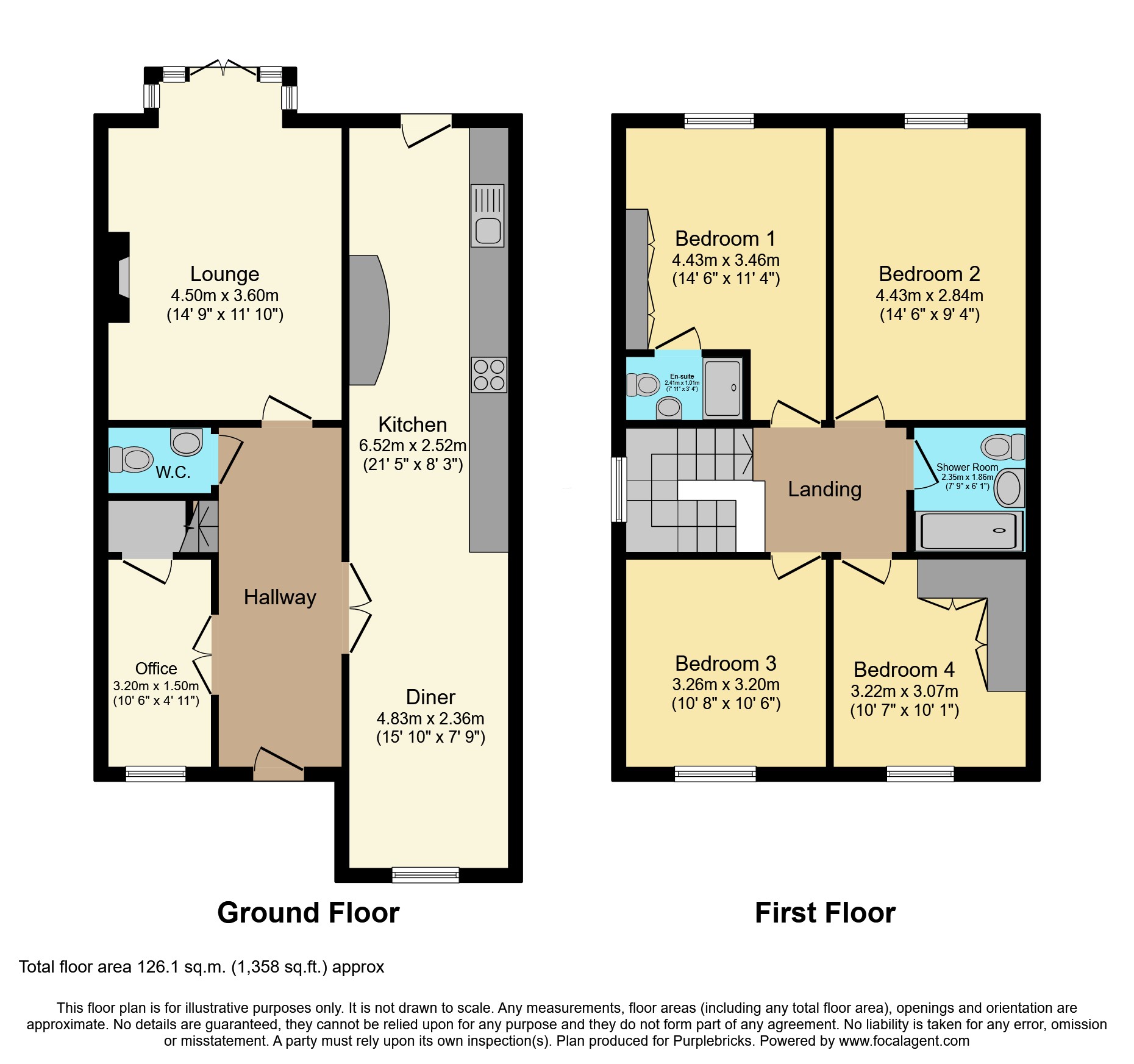 42, Station Road North, Warrington floorplan