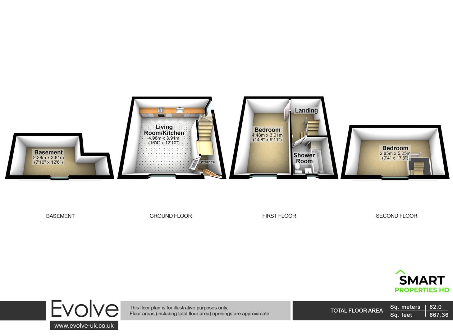9, Prince Street, Huddersfield floorplan